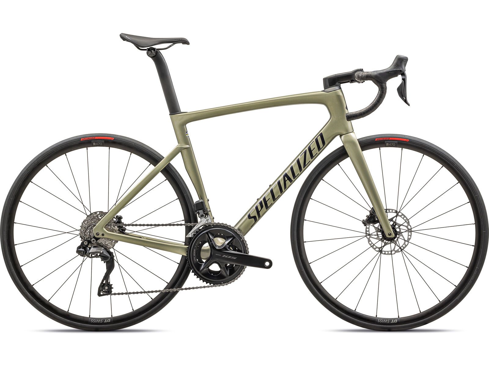 Specialized Tarmac SL7 Comp – Shimano 105 Di2, metallic spruce/midnight shadow | Bild 1