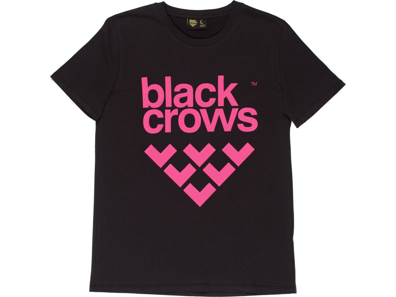 Black Crows Full Logo Tee, black/pink | Bild 1