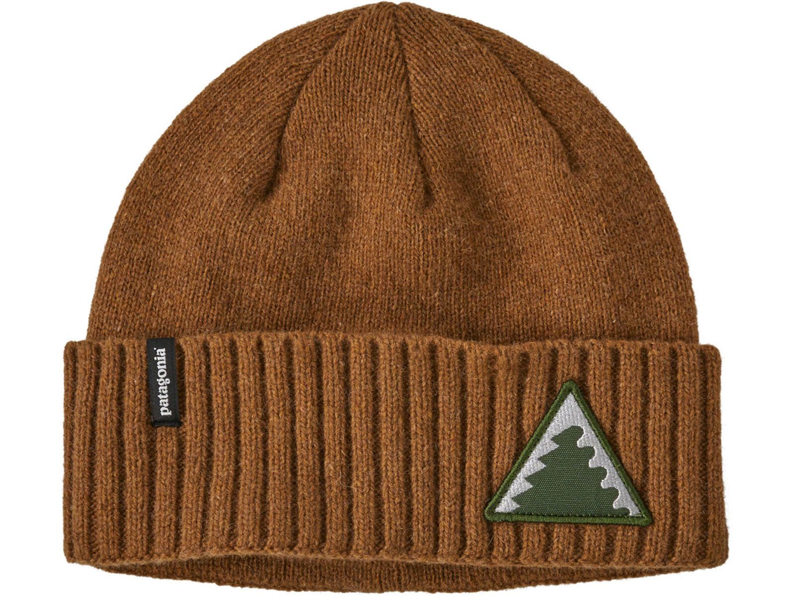 Patagonia Brodeo Beanie, dawn tracks patch: shelter brown | Bild 1