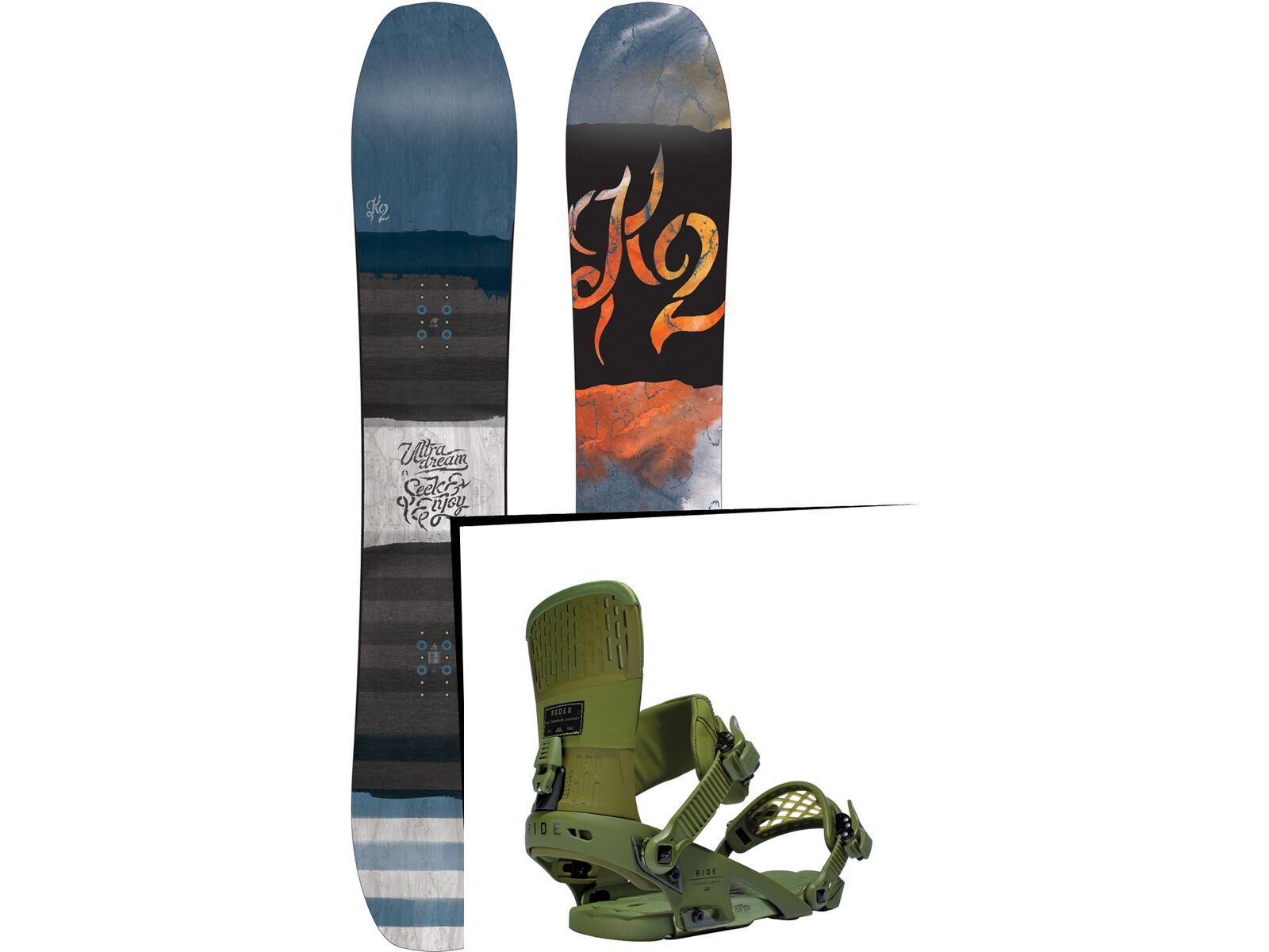 Set: K2 Ultra Dream 2017 + Ride Rodeo (1487155S) | Bild 1