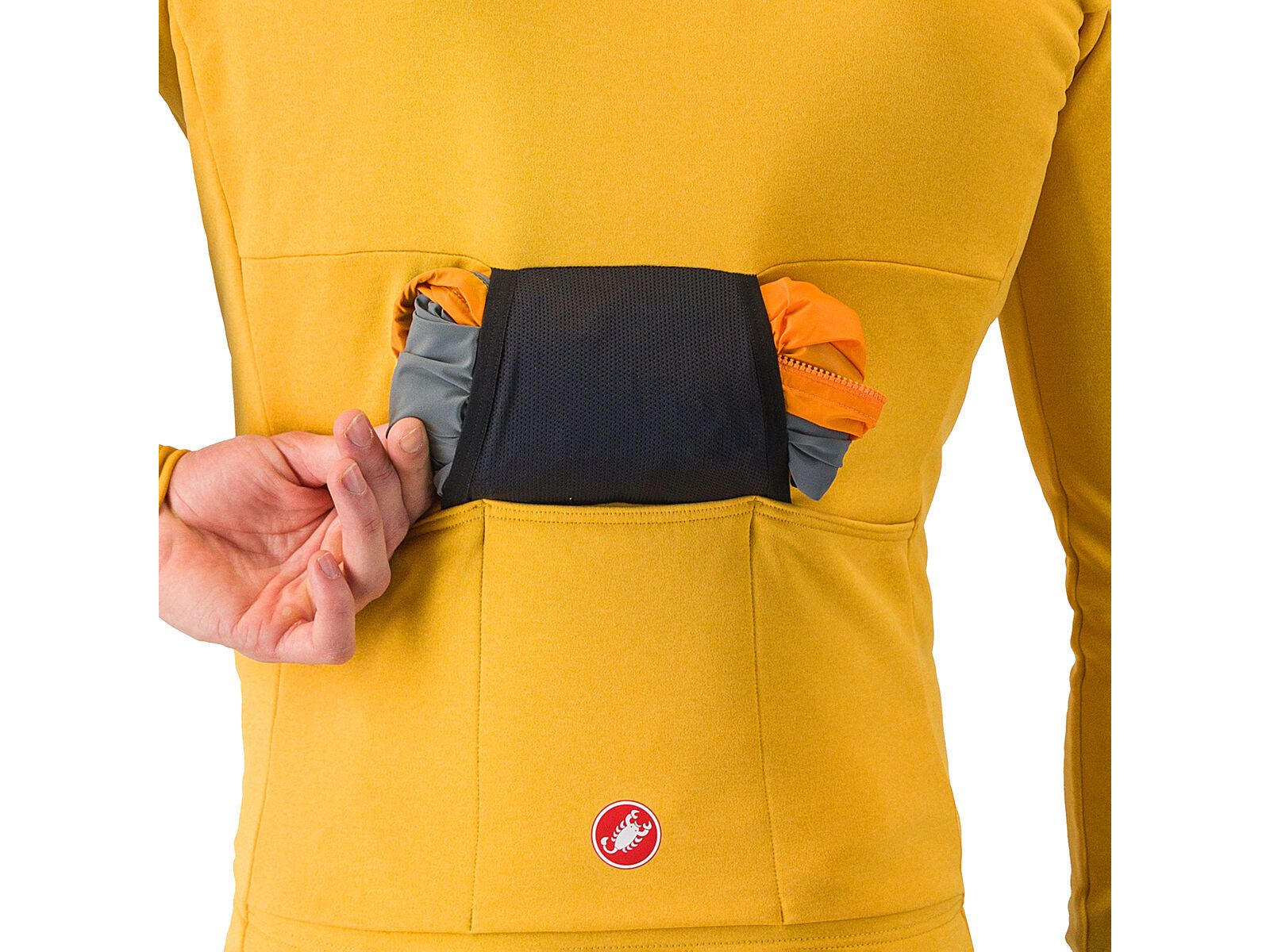 Castelli Unltd Trail Jacket, dark gold/quetzal green | Bild 7