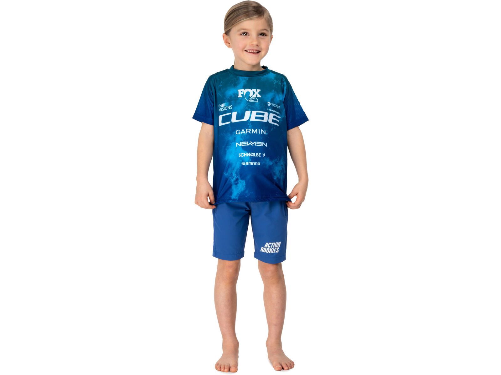Cube MTB Baggy Short Rookie X Actionteam, blue | Bild 5