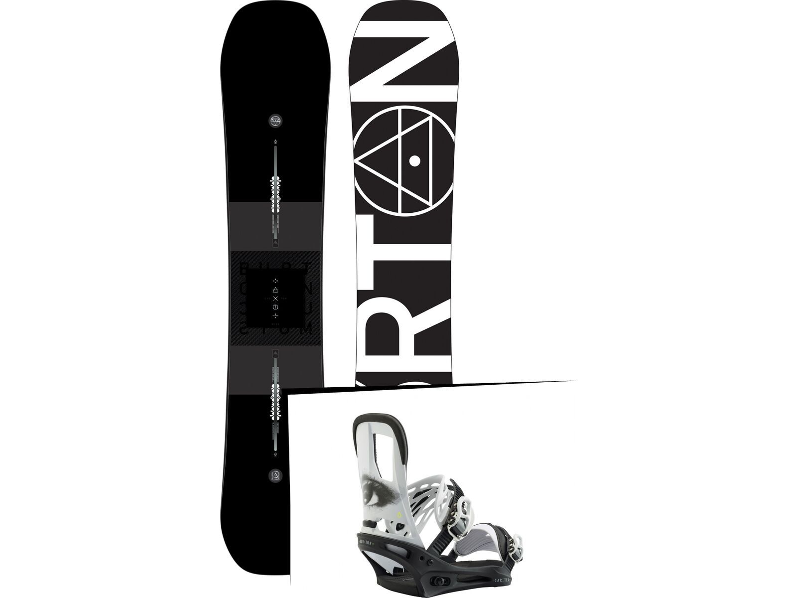Set: Burton Custom X 2019 + Cartel (2218384S) | Bild 1