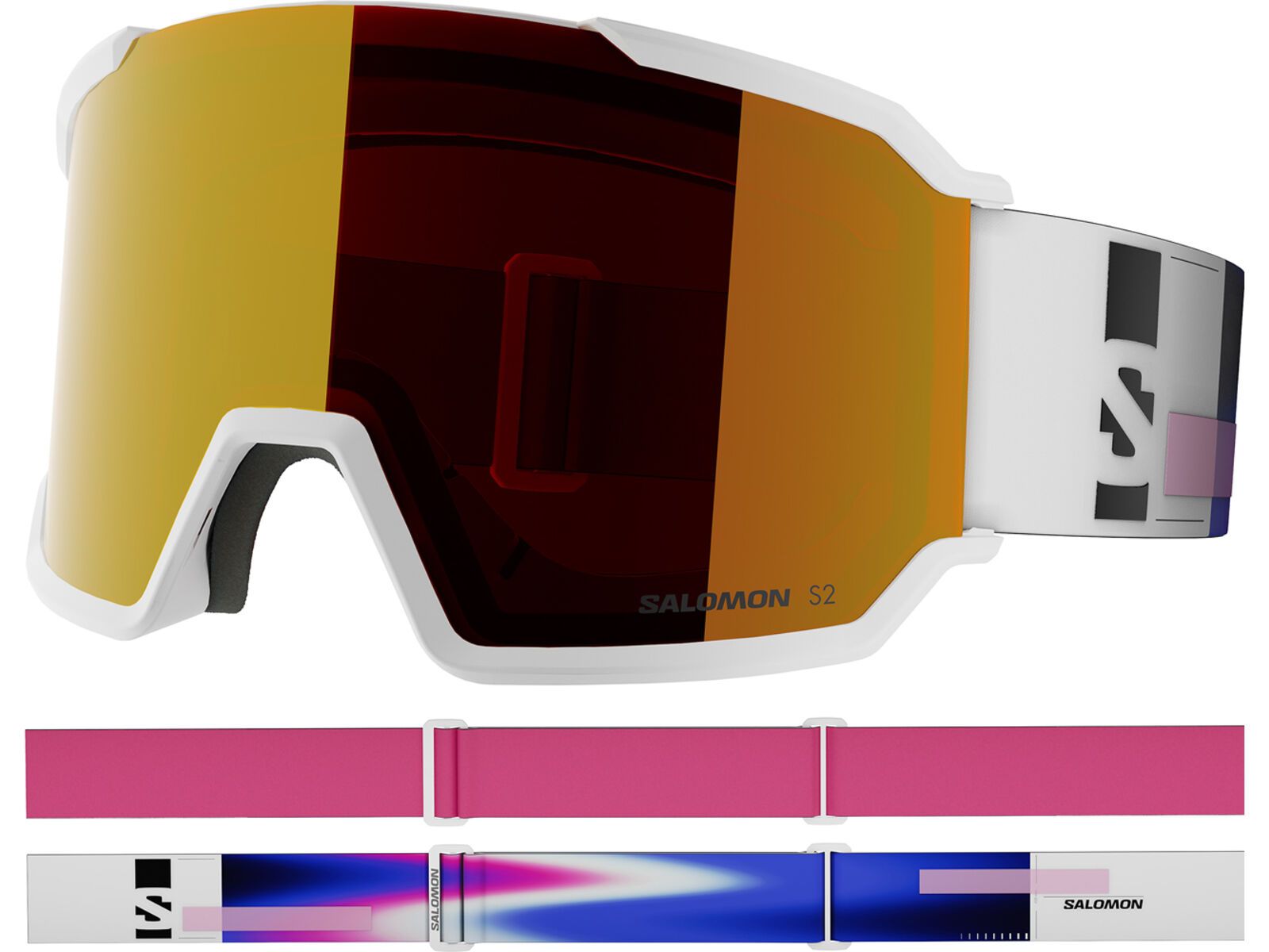 Salomon S/View 3, ML Mid Red / white | Bild 5