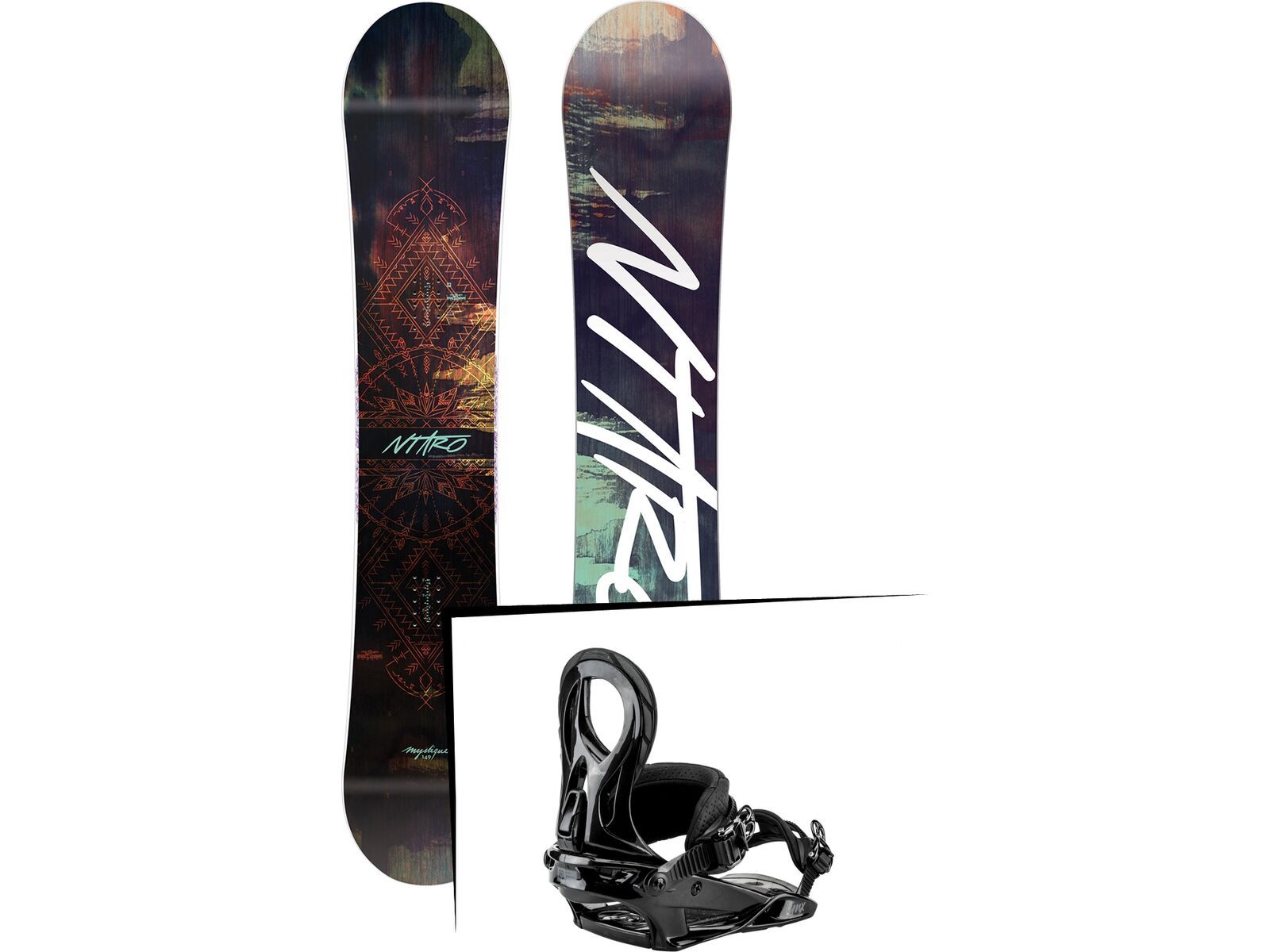 Set: Nitro Mystique 2019 + Nitro Lynx black chrome | Bild 1