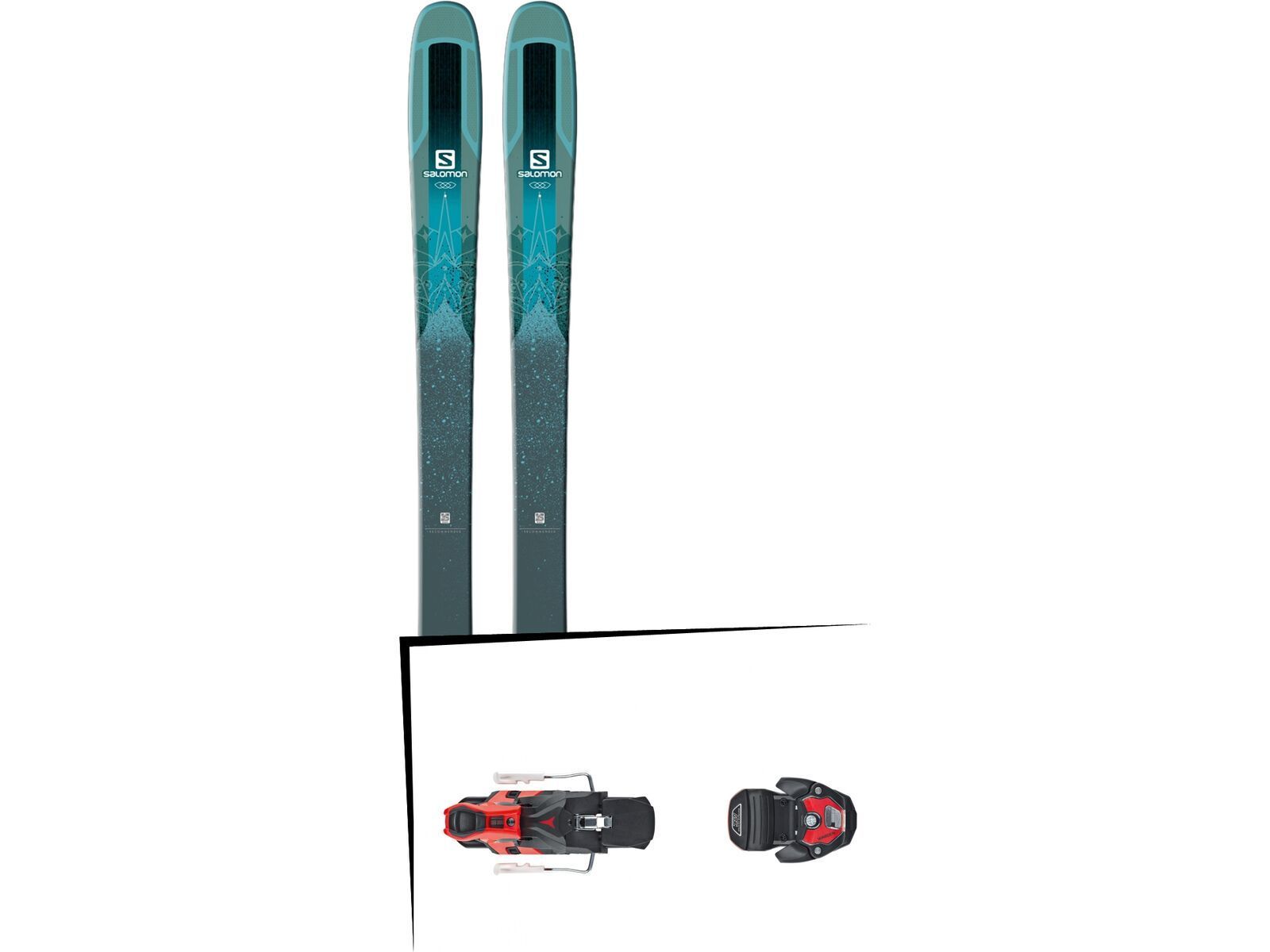 Set: Salomon QST Lumen 99 2018 + Atomic Warden MNC 13 black/red | Bild 1