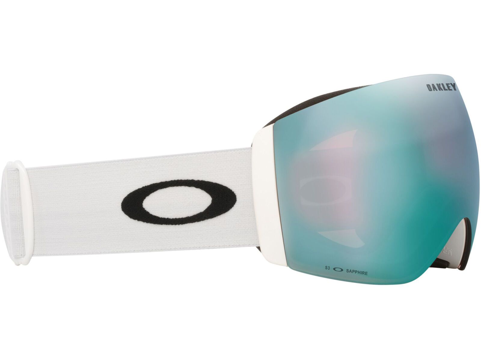 Oakley Flight Deck Pro L, Prizm Snow Sapphire Iridium & Iced / matte white | Bild 12