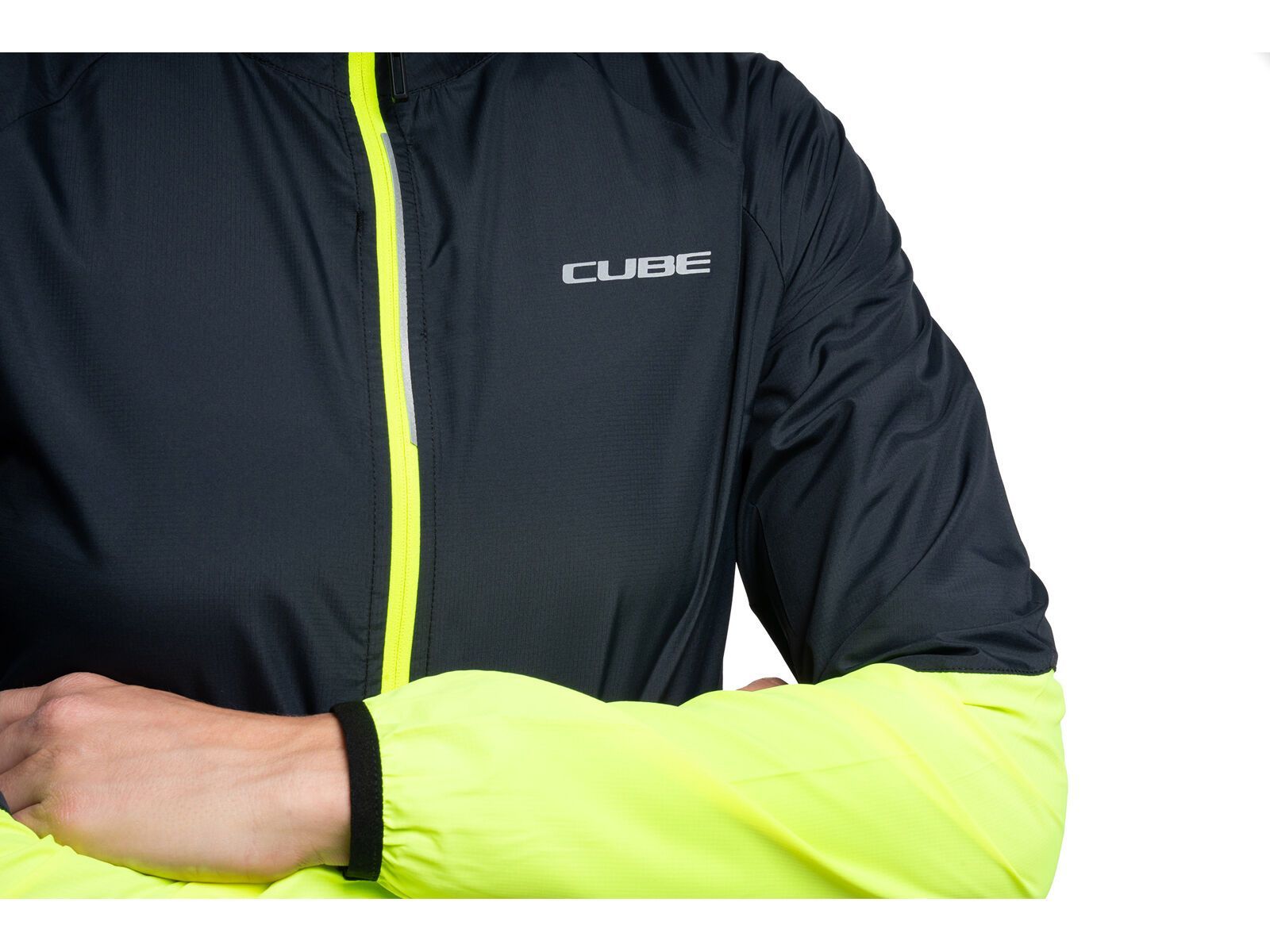 Cube WS Windjacke CMPT, black´n´yellow | Bild 5