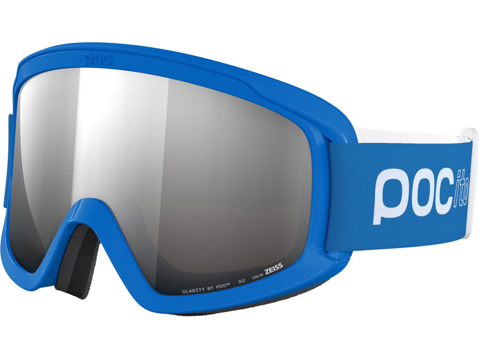 POC POCito Opsin, Clarity Partly Sunny Silver / fluorescent blue | Bild 1