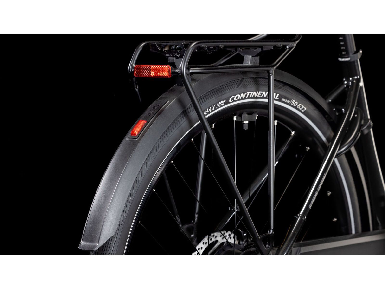 Cube Supreme Hybrid Comfort Pro 625 Easy Entry 26, grey´n´lunar | Bild 4