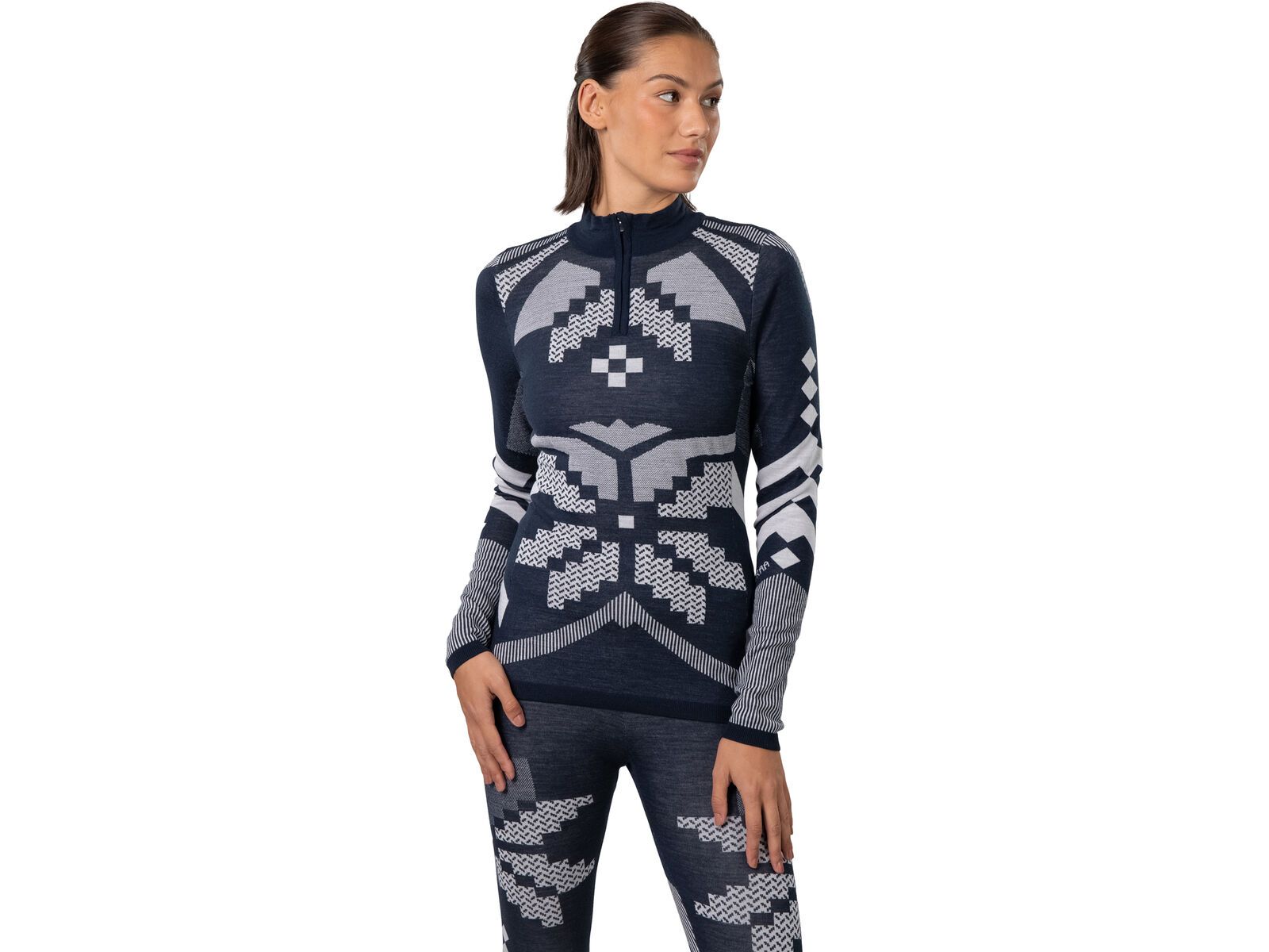 Kari Traa Faith Half Zip Baselayer, dark navy blue | Bild 7