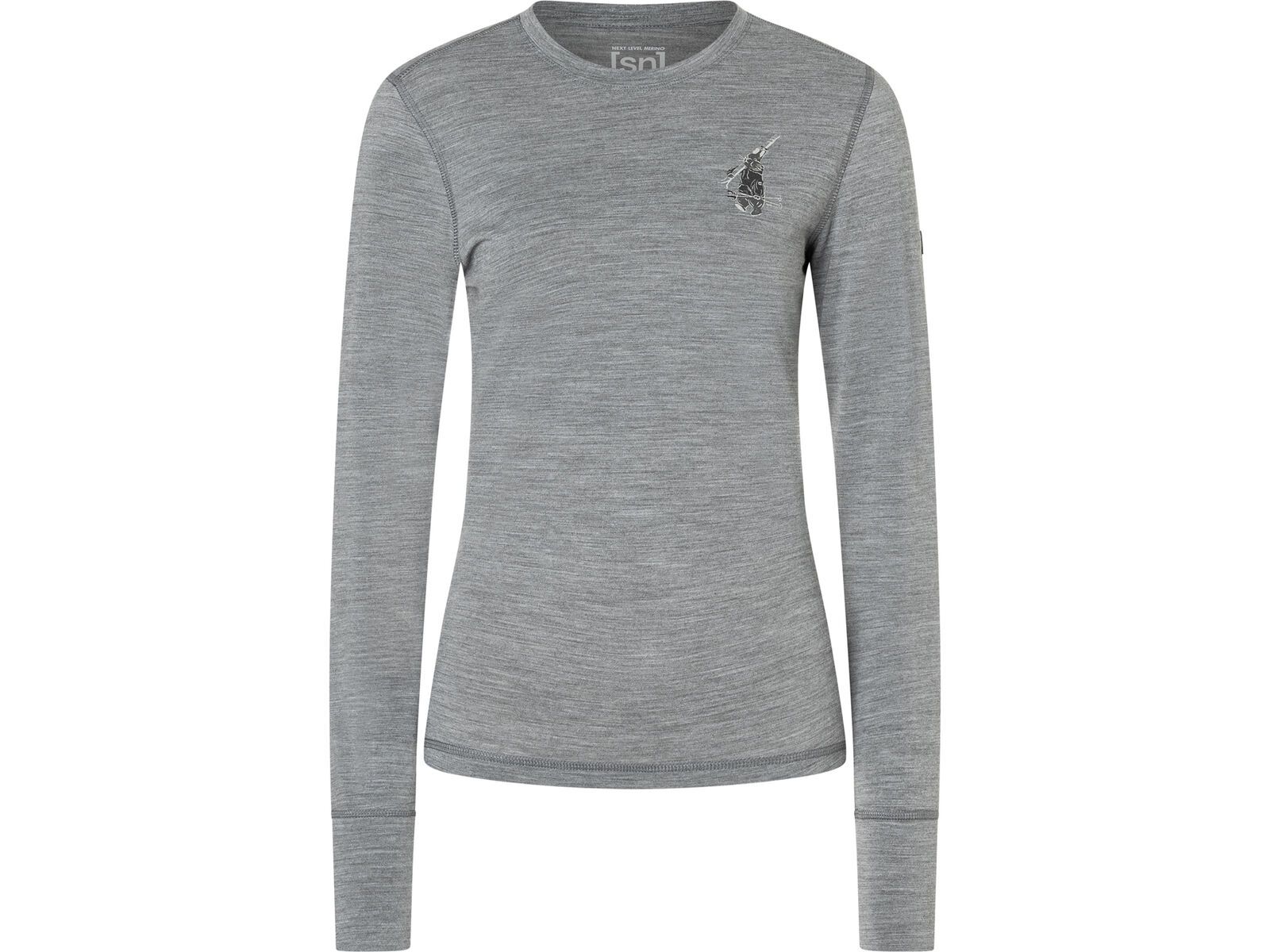 super.natural W Tundra175 Bunny LS, cashmere grey melange/various | Bild 1