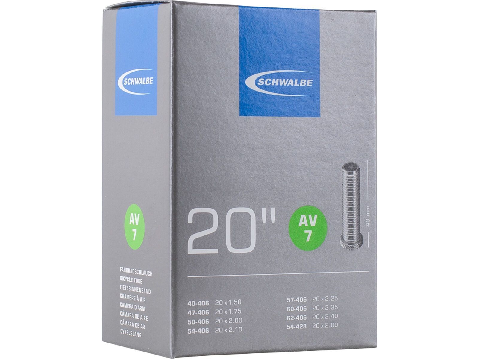 Schwalbe Schlauch AV 7 - 20 x 1.50-2.40 | Bild 1