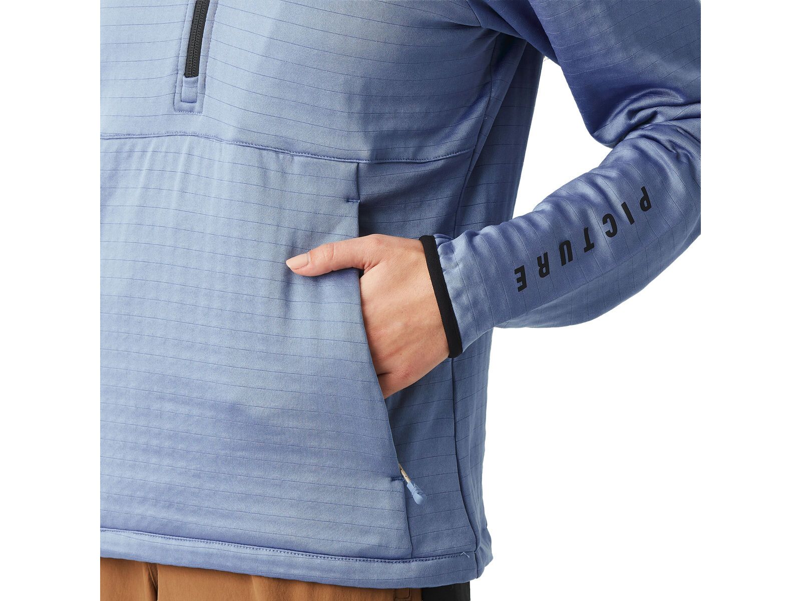 Picture Bake W 1/4 Grid Fleece, stonewash | Bild 6