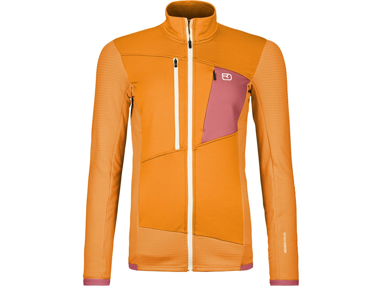 Ortovox Merino Fleece Grid Jacket W, autumn leaves | Bild 1