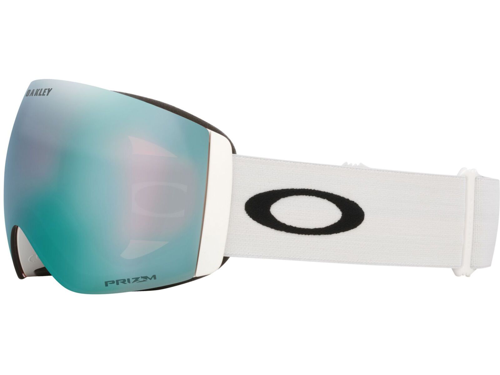 Oakley Flight Deck Pro L, Prizm Snow Sapphire Iridium & Iced / matte white | Bild 4