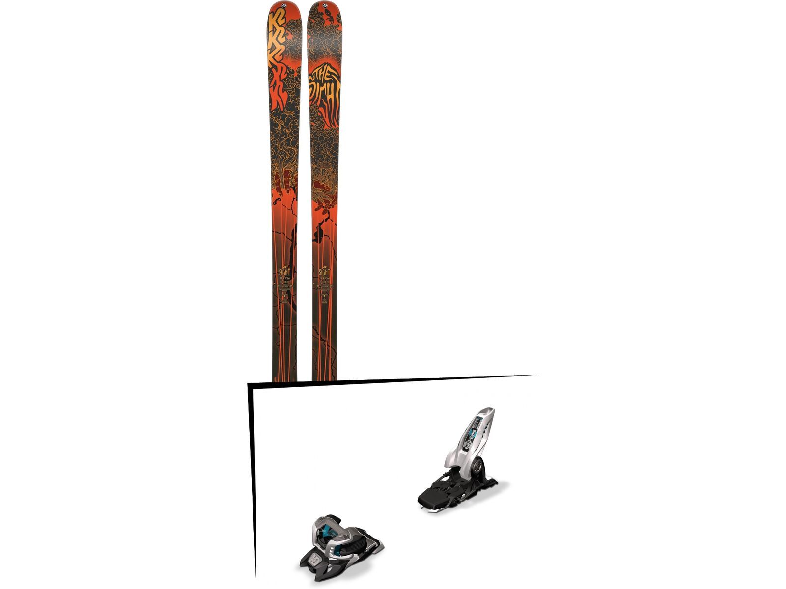 Set: K2 SKI Sight 2019 + Marker Griffon 13 ID white | Bild 1