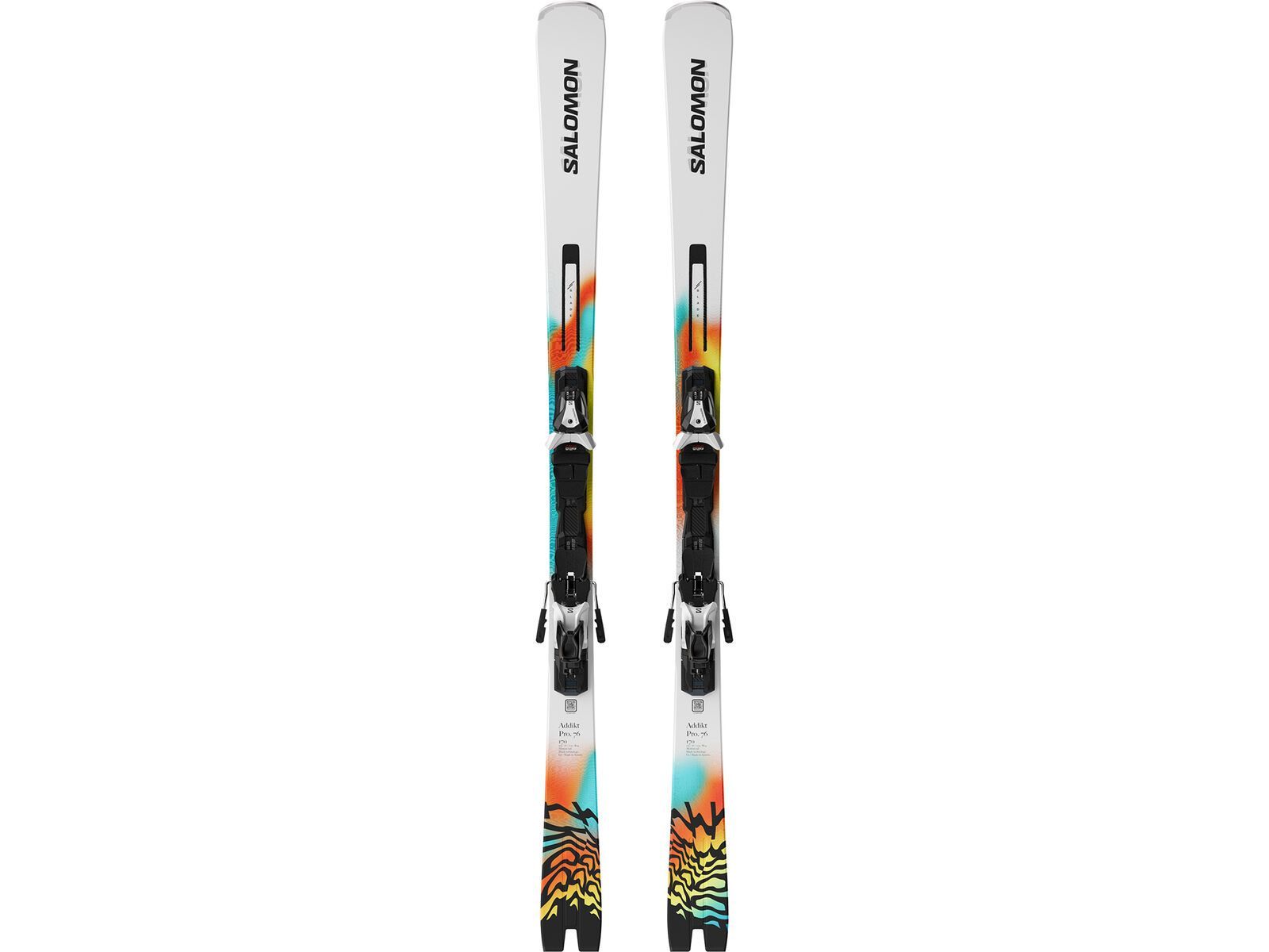 Salomon Addikt Pro 76 + MI12 GW F80, white/turquoise/orange | Bild 2