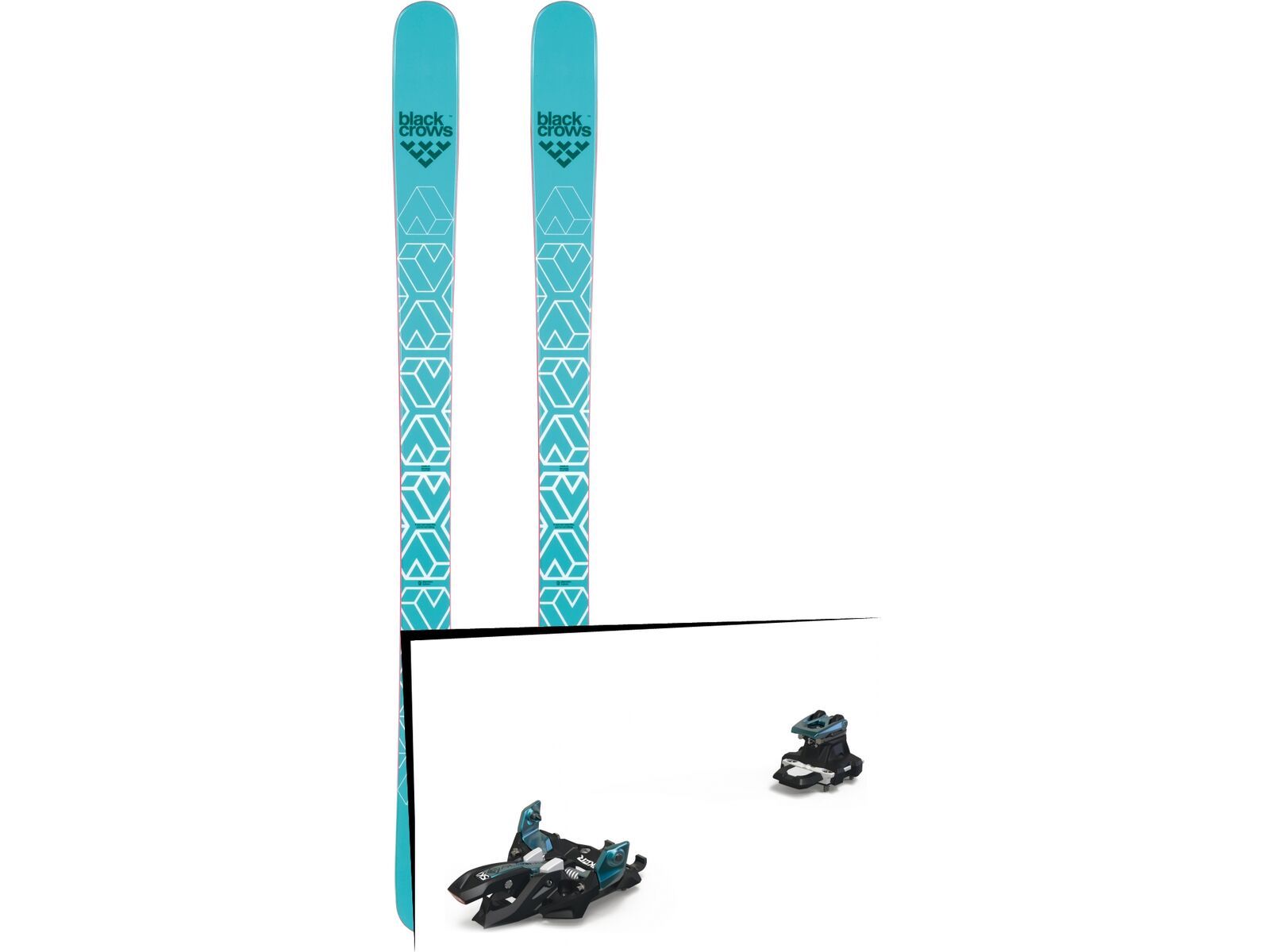 Set: Black Crows Captis Birdie 2019 + Marker Alpinist 9 black/turquoise | Bild 1