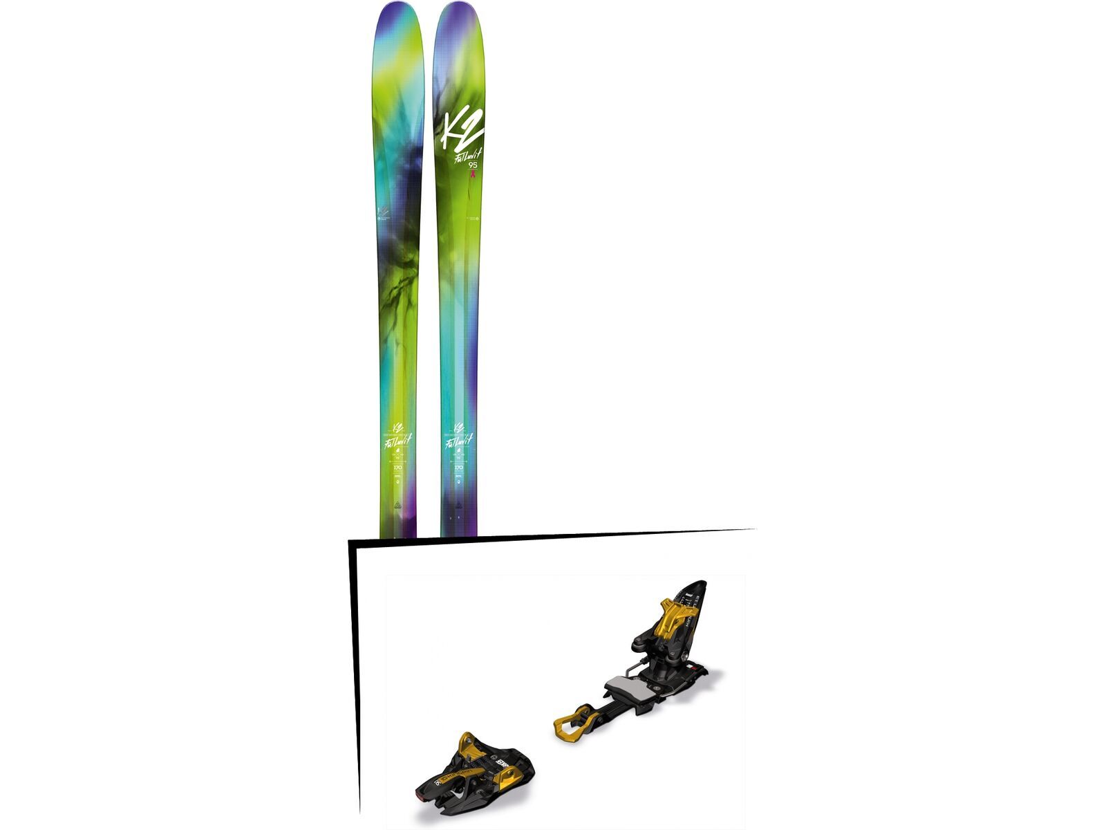 Set: K2 SKI FulLUVit 95Ti 2018 + Marker Kingpin 13 | Bild 1