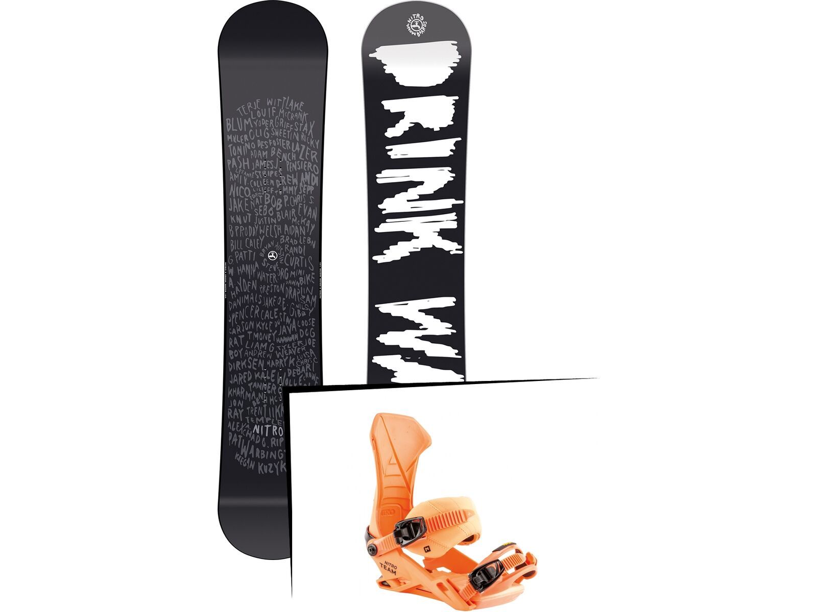 Set: Nitro Drink Water Hazzard 2019 + Nitro Team muted brights series orange | Bild 1