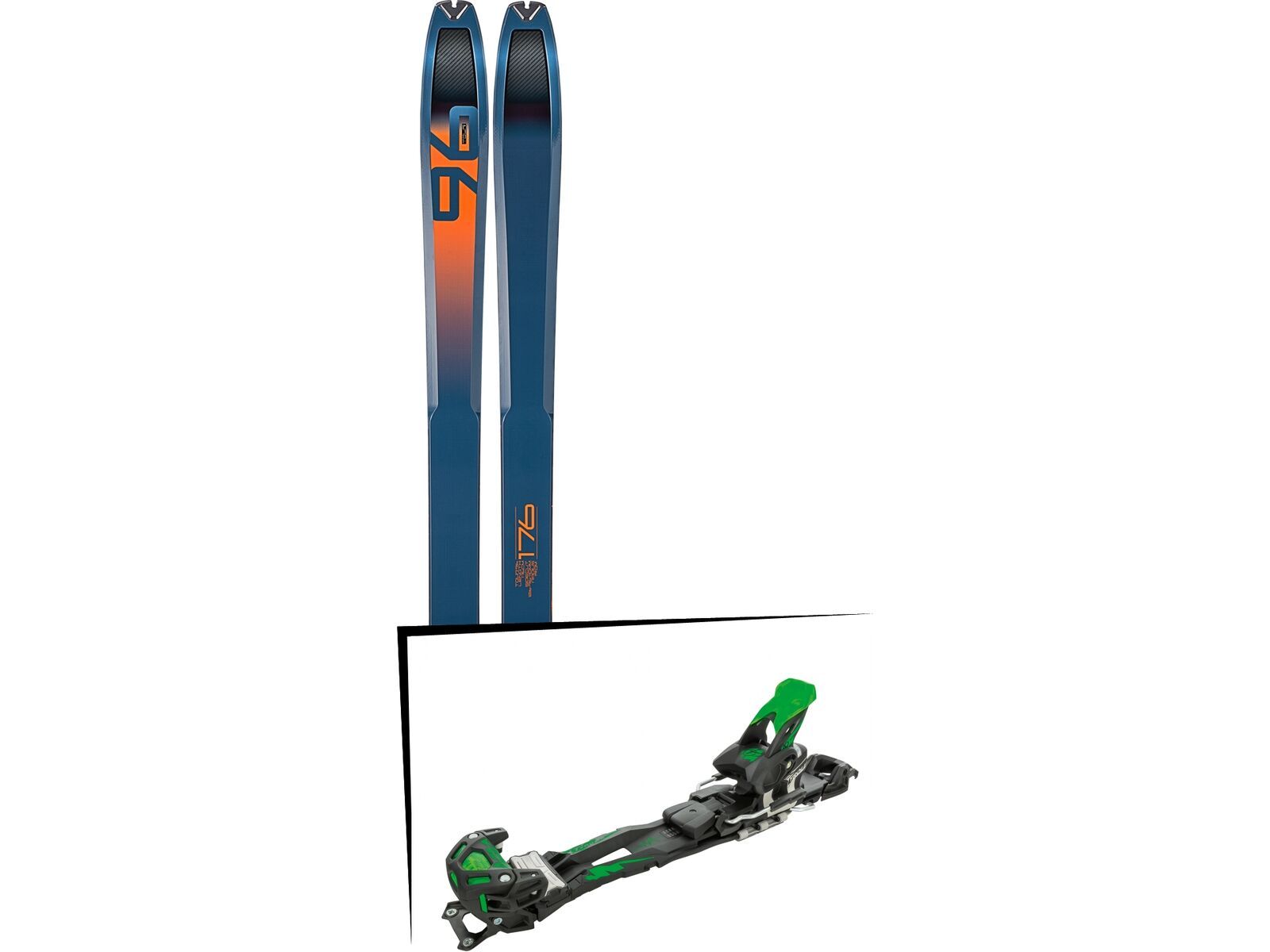 Set: Dynafit Tour 96 2018 + Tyrolia Adrenalin 16 solid black flash green | Bild 1