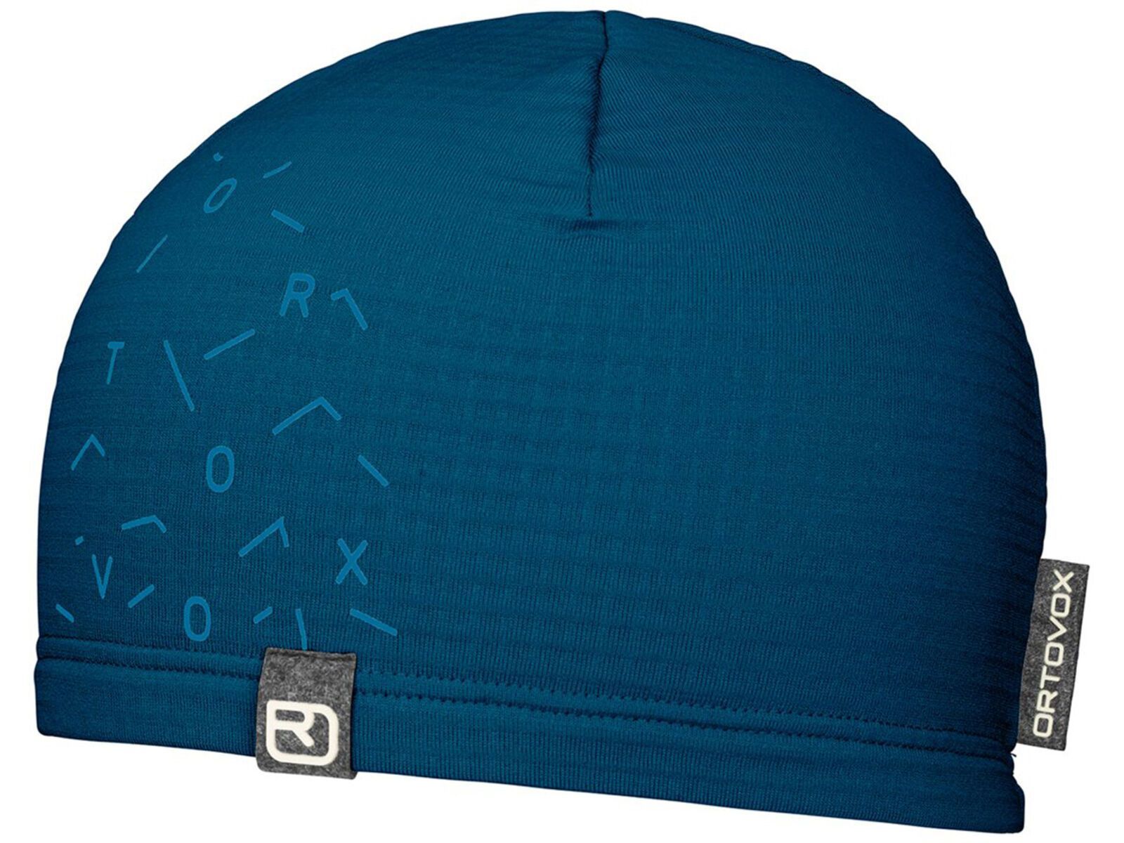 Ortovox Merino Fleece Light Grid Beanie, petrol blue | Bild 1