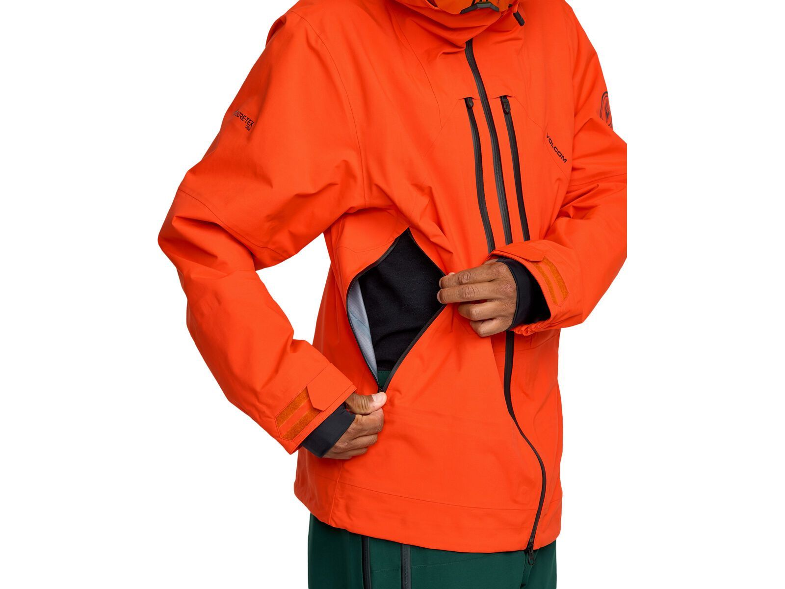 Volcom Anyox Guide Gore Pro Shell Jkt, orange shock | Bild 4