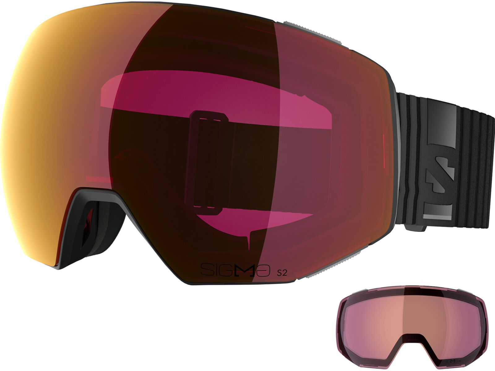 Salomon Radium Prime + WS, Sigma Poppy Red / black | Bild 1
