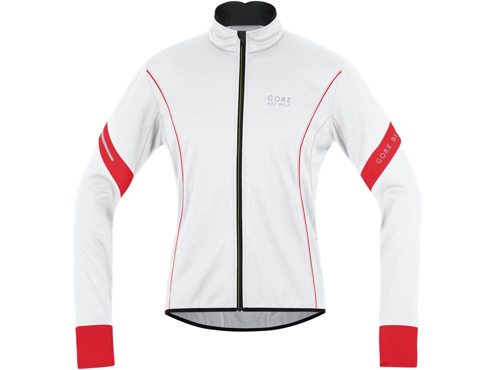 Gore Bike Wear Power 2.0 Windstopper Soft Shell Jacke, white/red | Bild 1