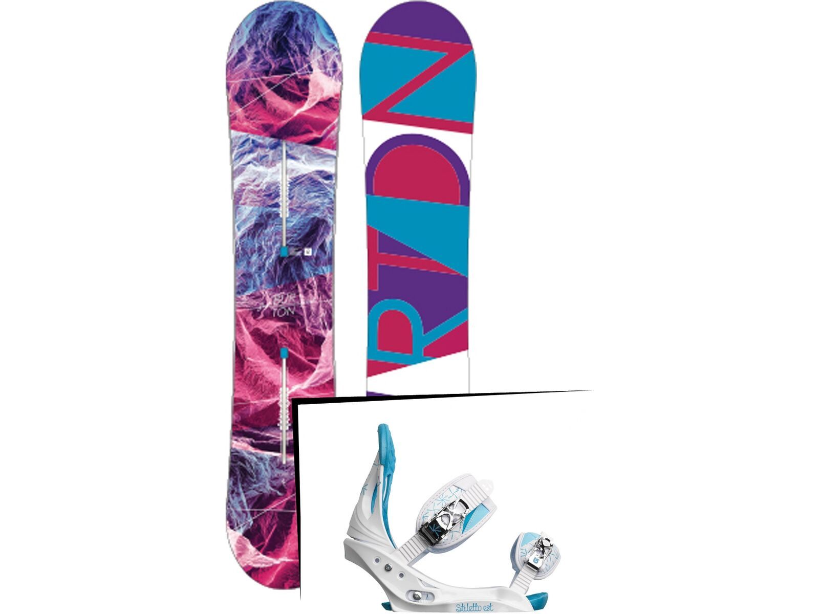Set: Burton Feelgood Flying V 2017 + Stiletto EST (364562S) | Bild 1