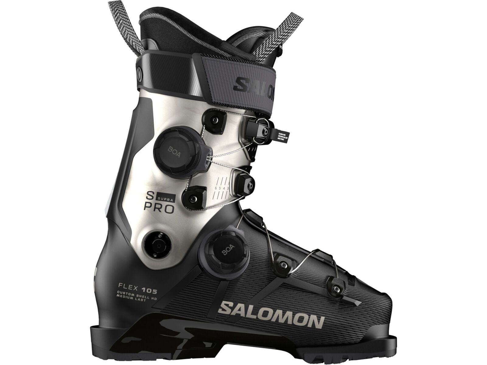 Salomon S/Pro Supra Dual BOA 105 W, black/light bronze met./black | Bild 1