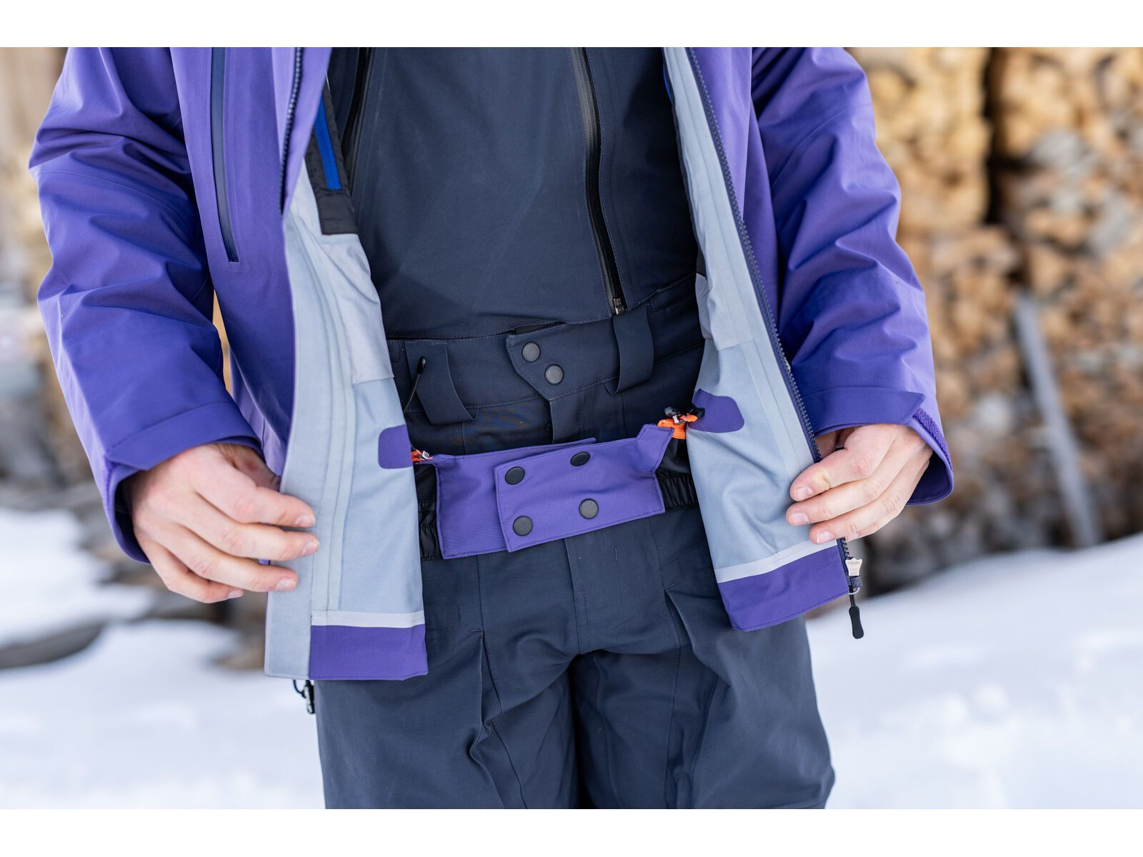 Penguin Männer 3 Lagen Dermizax Shell Jacke, purple | Bild 9