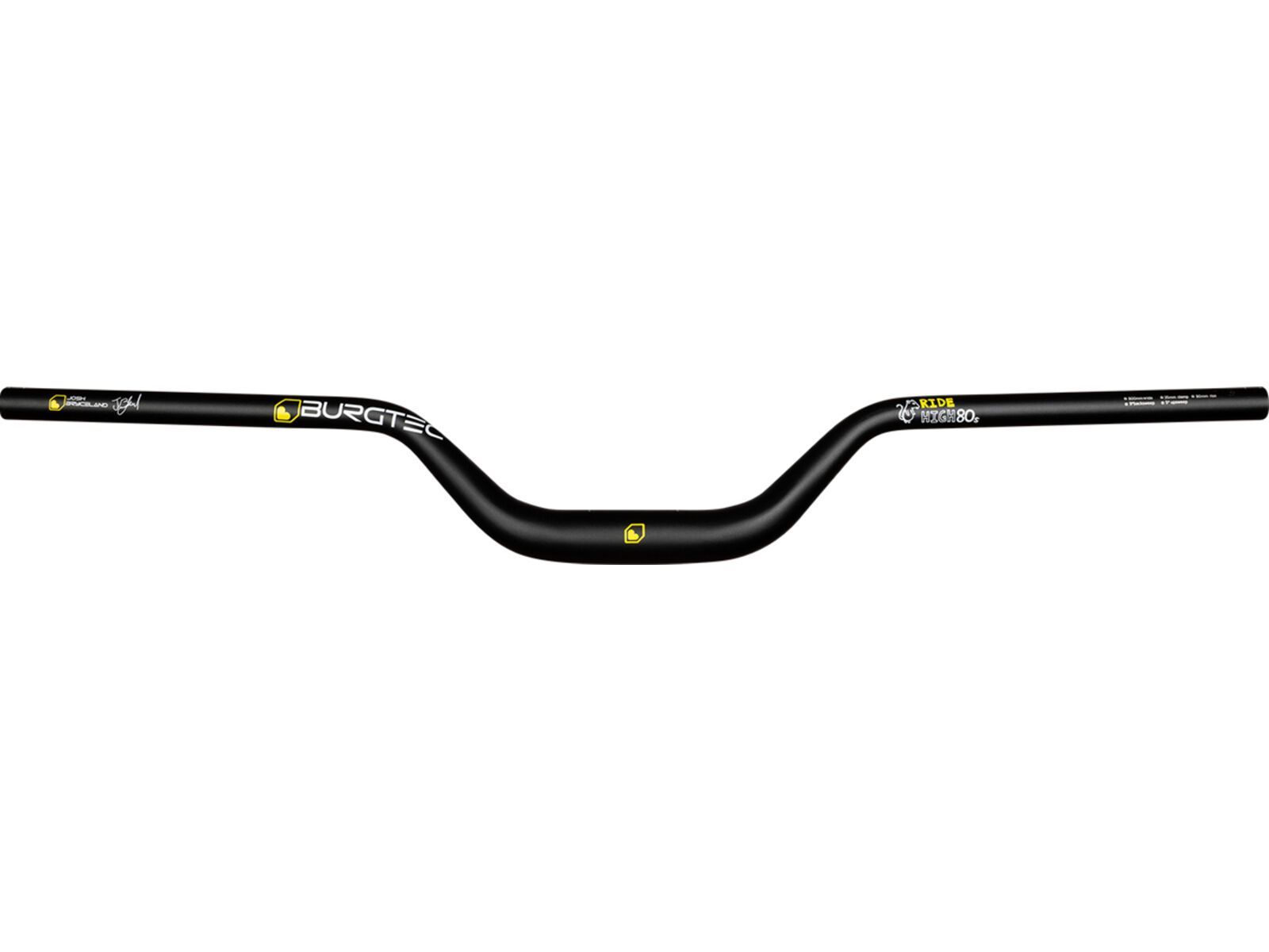Burgtec Ride High Josh Bryceland Signature Alloy Handlebar - 35 / 80 mm Rise | Bild 1