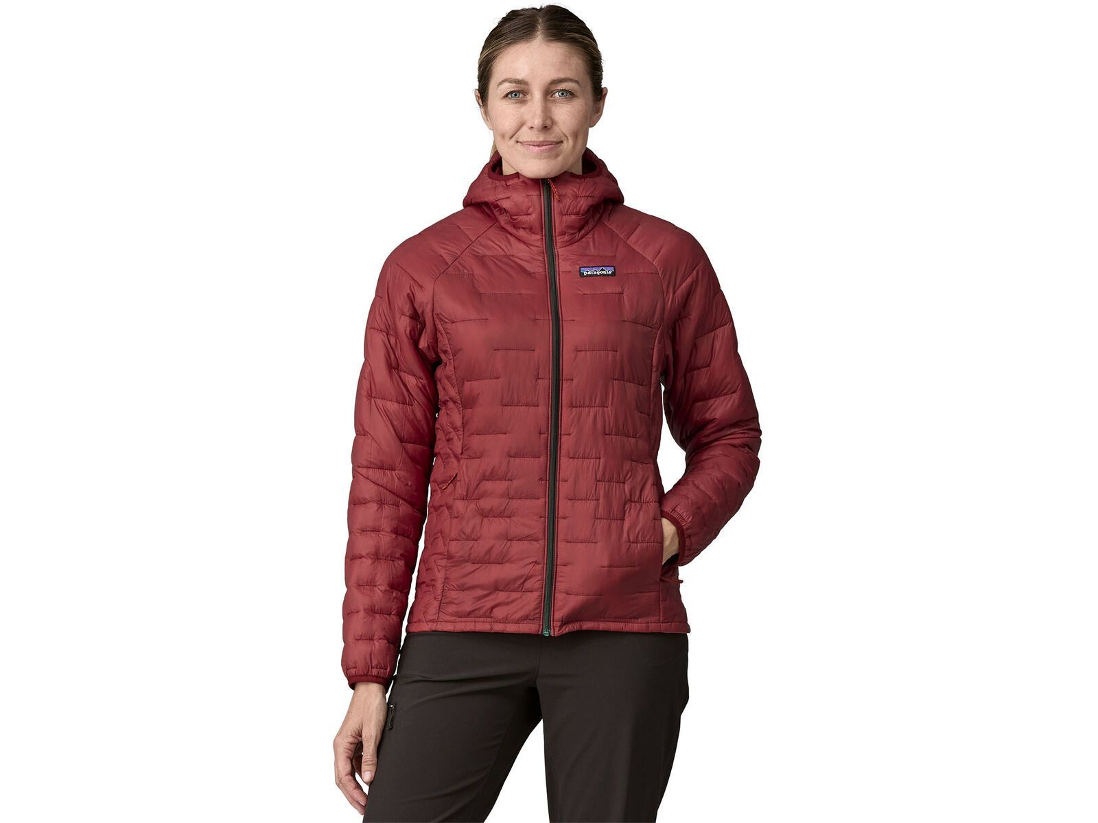 Patagonia Women's Micro Puff Hoody, oxide red | Bild 2