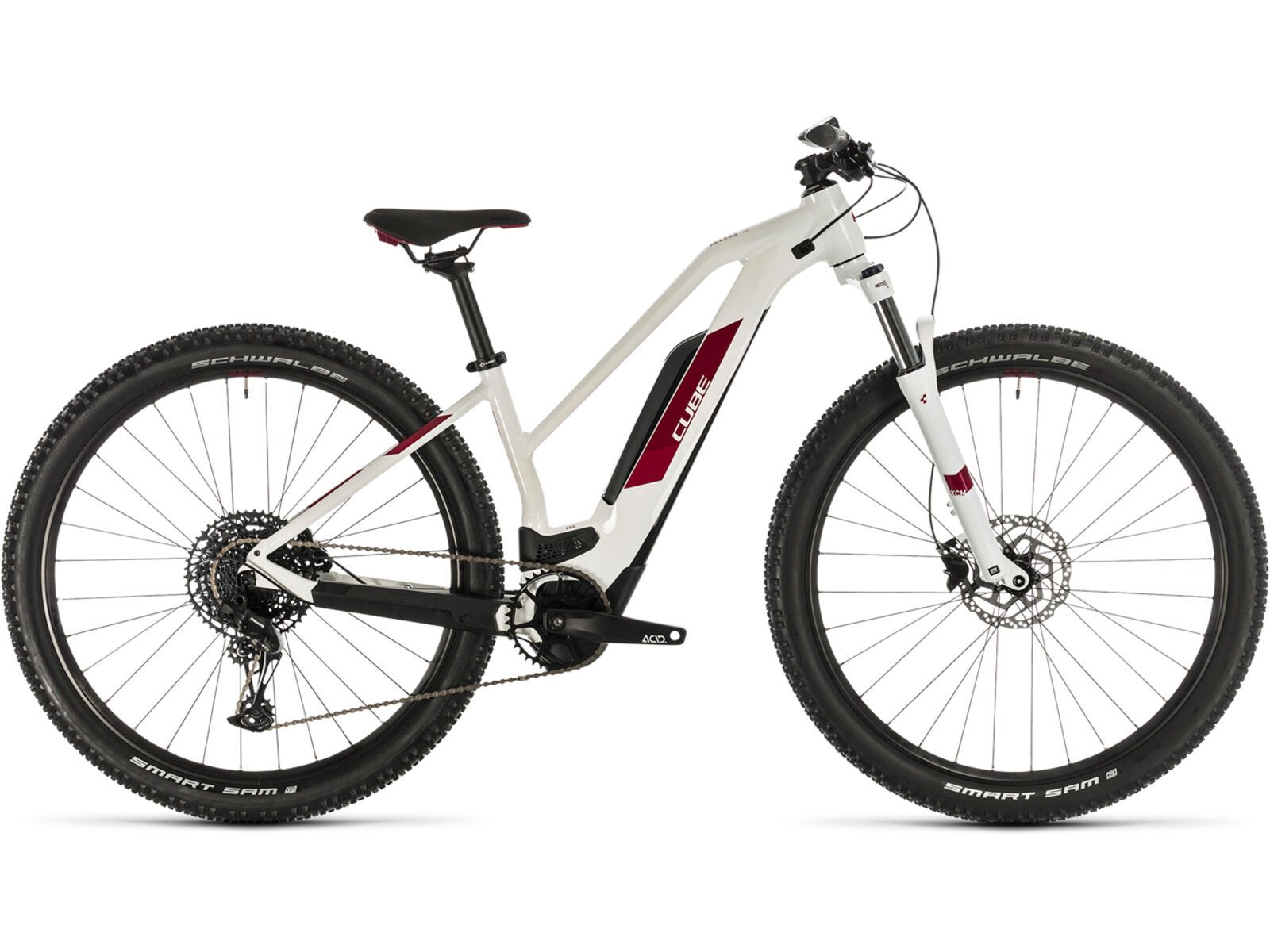 Cube Access Hybrid Pro 27.5 Trapeze, white´n´berry | Bild 1