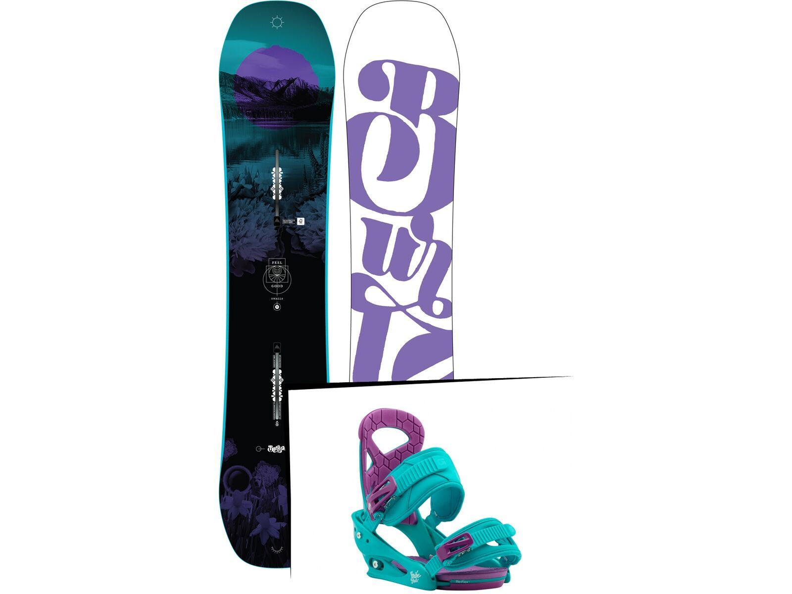 Set: Burton Feelgood Smalls 2019 + Burton Scribe Smalls frostberry | Bild 1