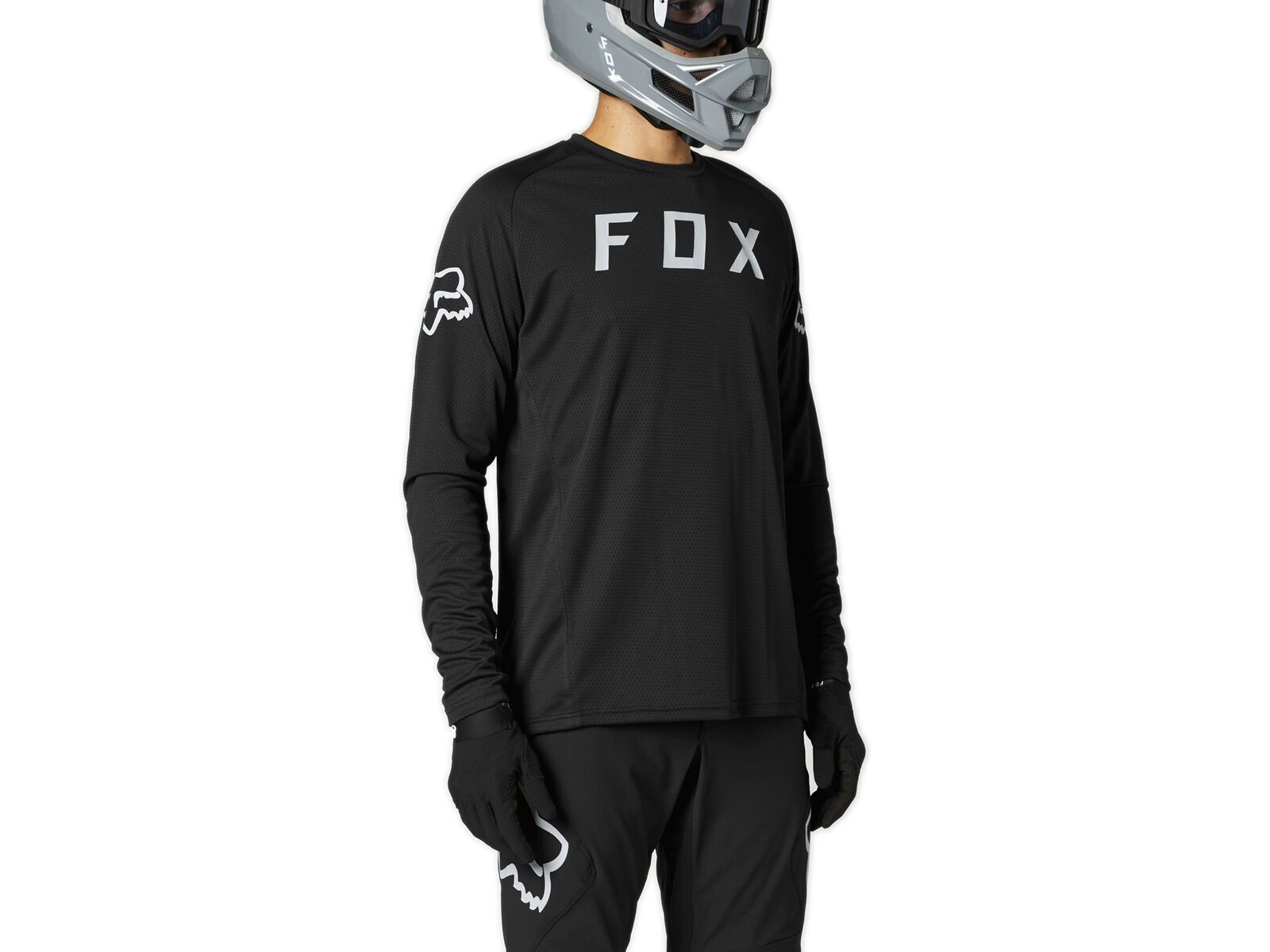 Fox Defend LS Jersey Fox Logo, black | Bild 1