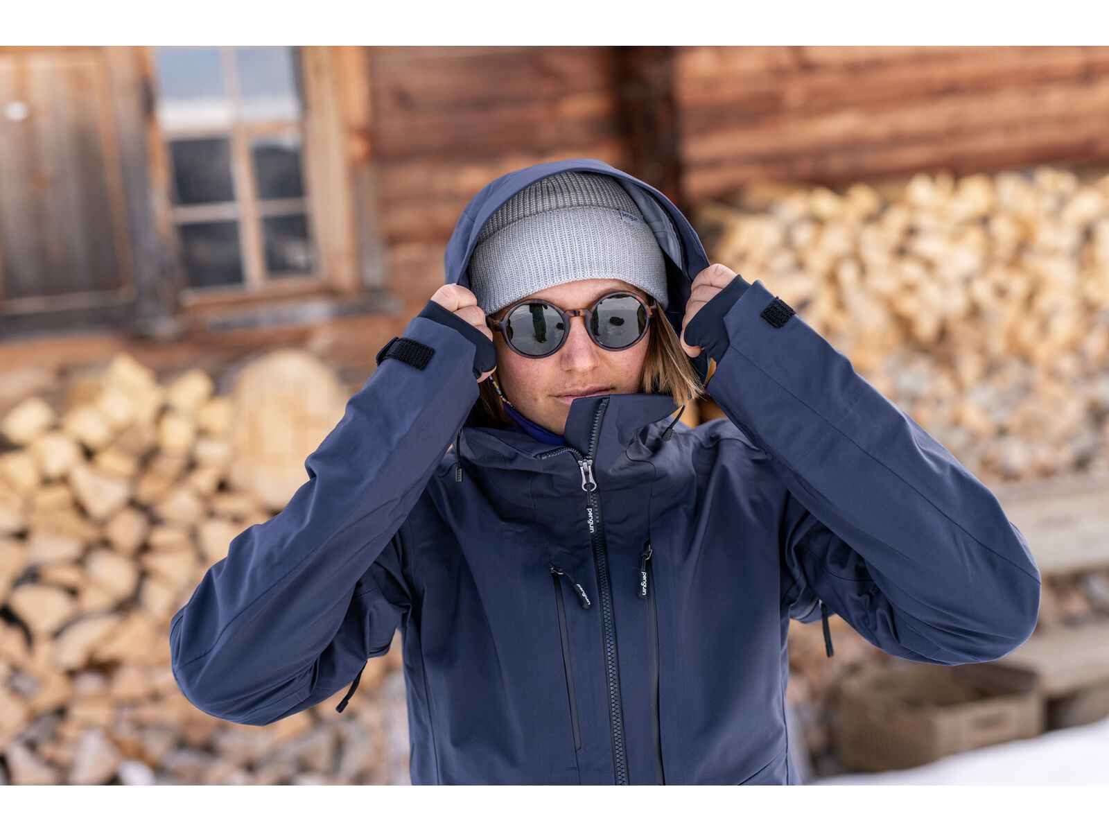 Penguin Frauen 3 Lagen Dermizax Shell Jacke, midnight | Bild 4