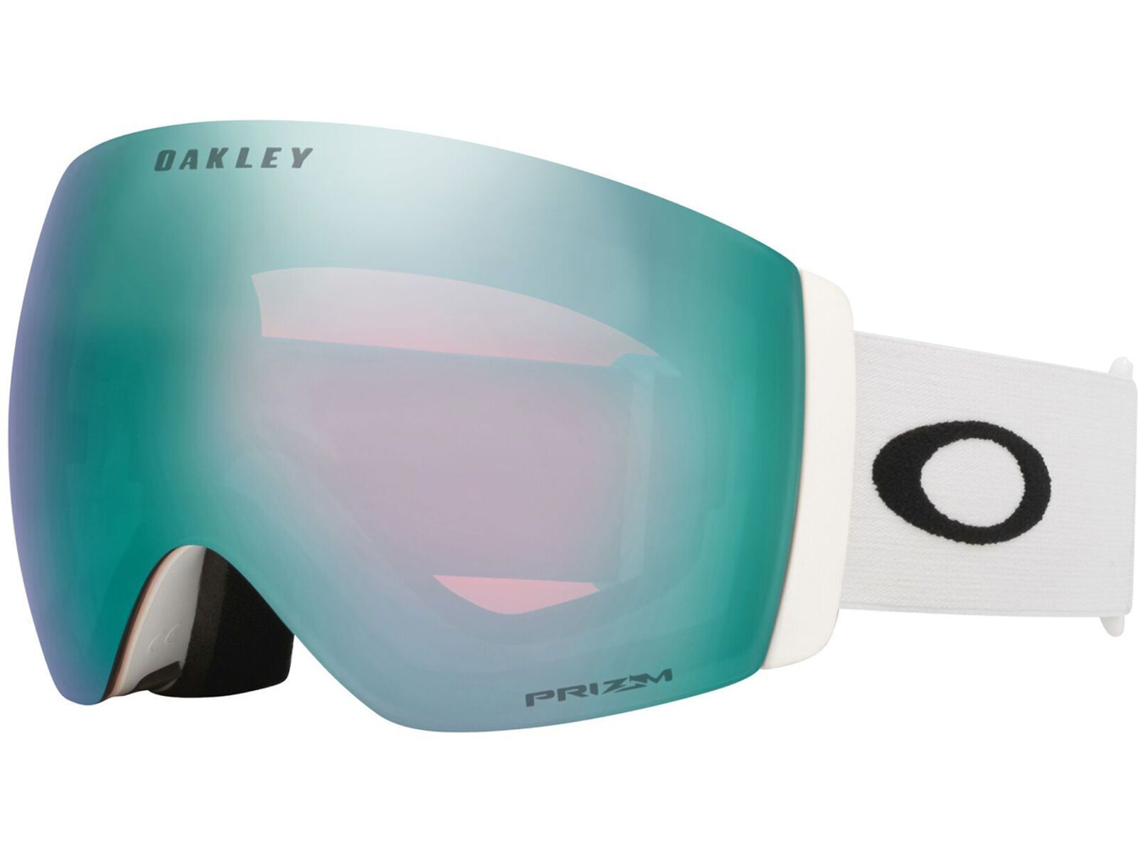 Oakley Flight Deck Pro L, Prizm Snow Sapphire Iridium & Sage Gold / matte white | Bild 2