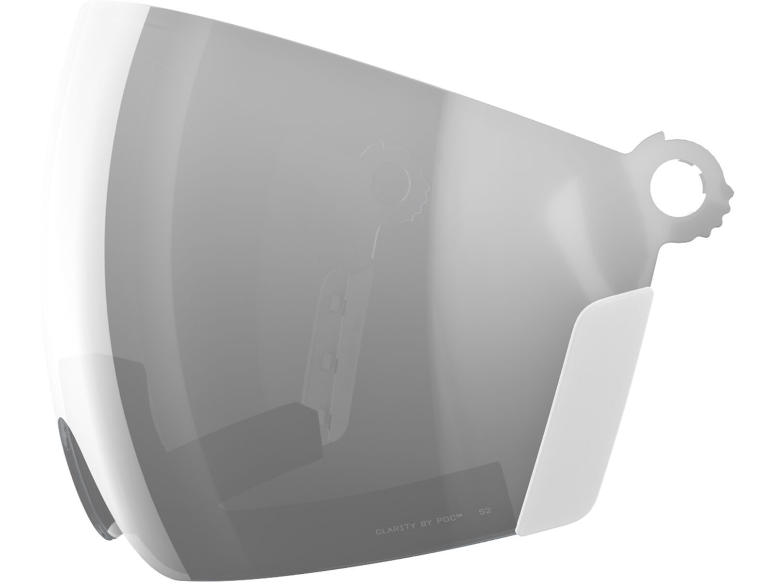 POC Obex Visor Spare Lens, Clarity Universal / Partly Sunny Silver | Bild 1