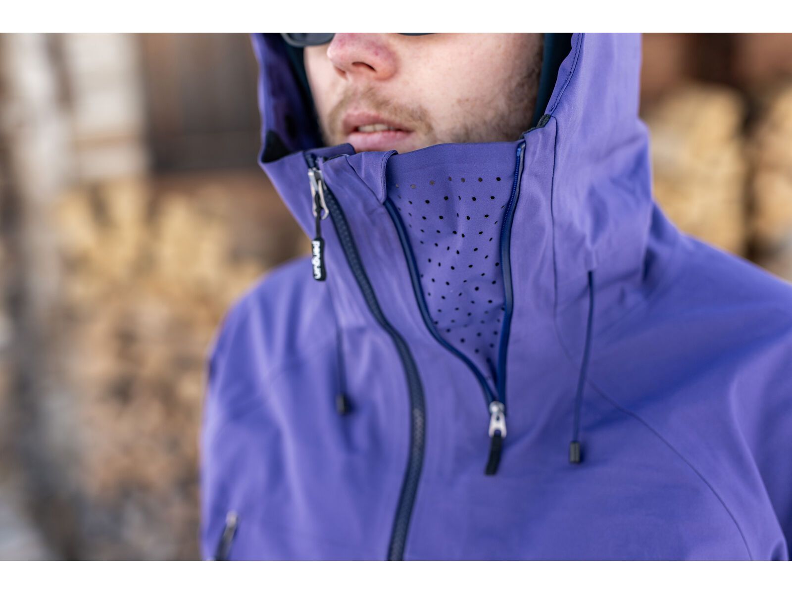 Penguin Männer 3 Lagen Dermizax Shell Jacke, purple | Bild 5