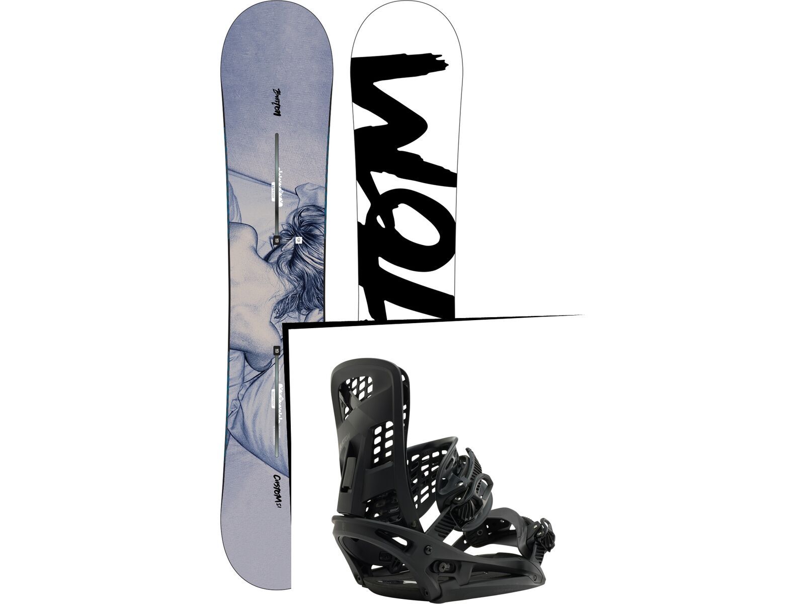 Burton Set: Custom Twin 2016 + Burton Genesis EST | Bild 1