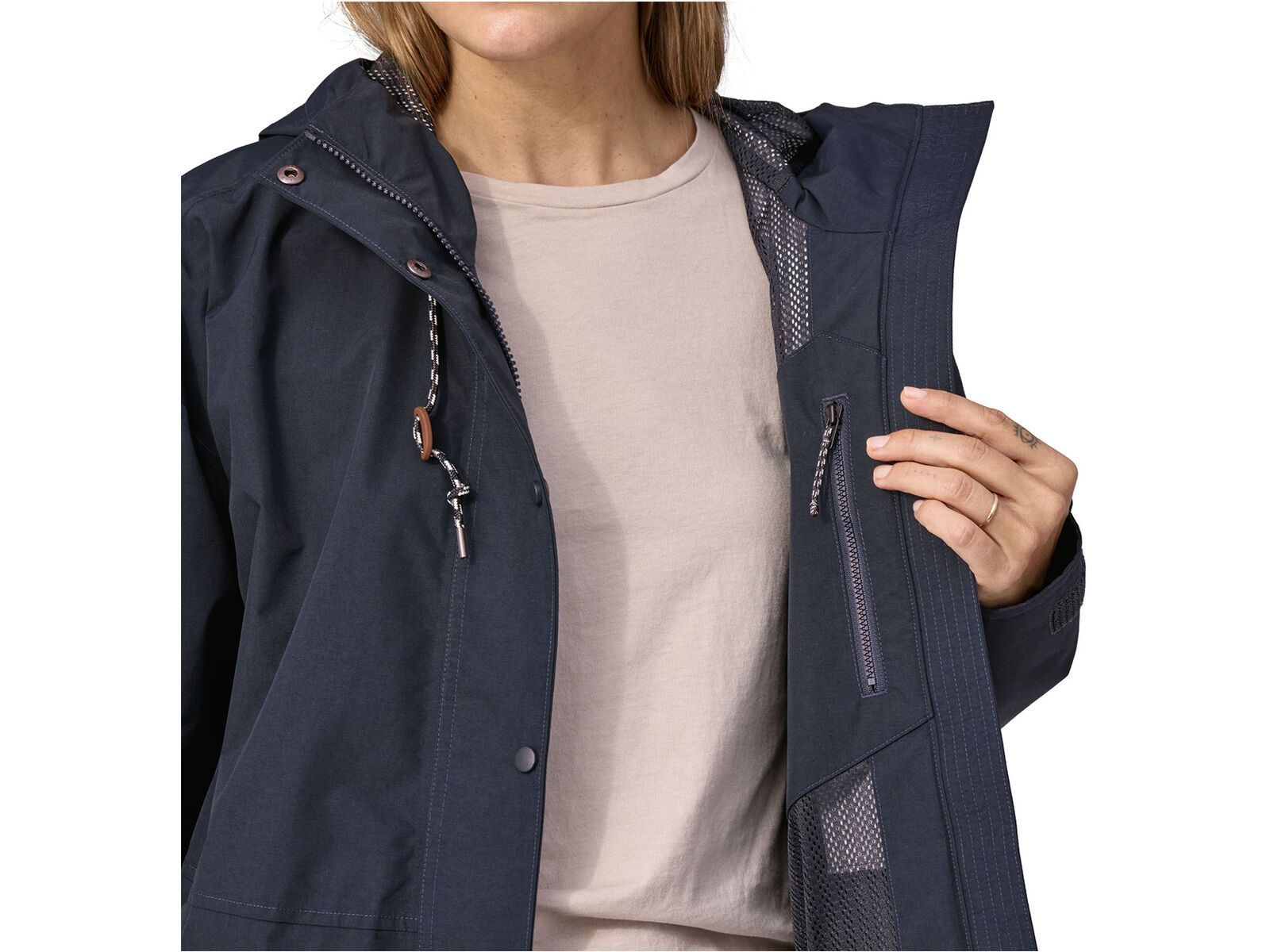 Patagonia Women's Outdoor Everyday Rain Jacket, pitch blue | Bild 7