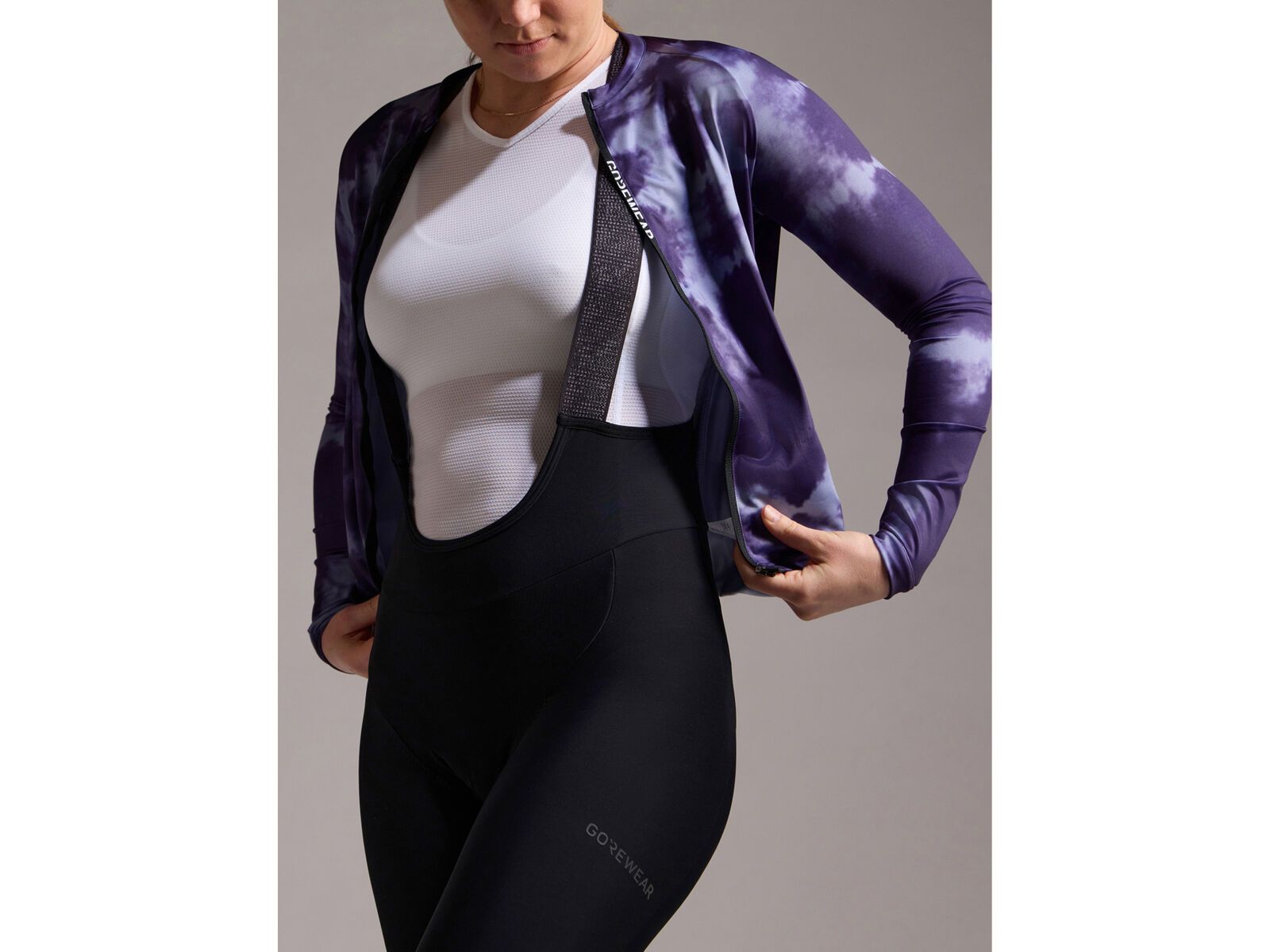 GOREWEAR Spinshift Langarm Trikot Damen, amethyst grey/purple indigo | Bild 7