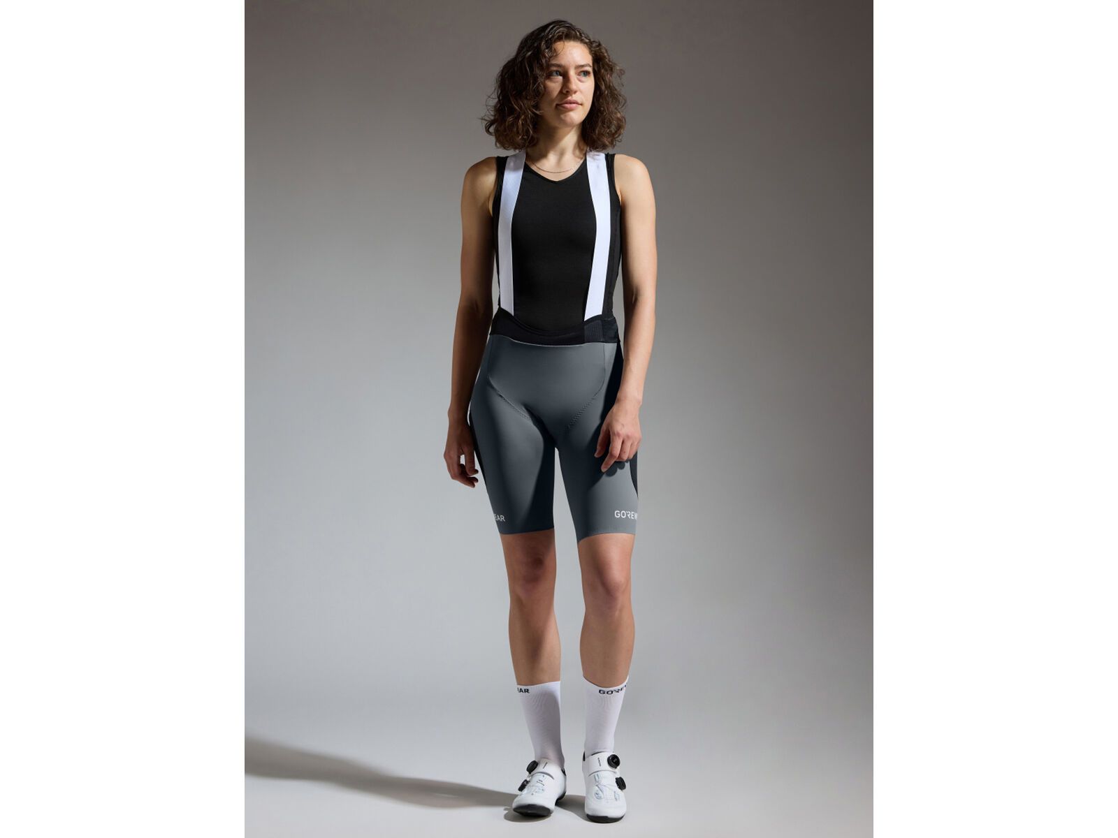 GOREWEAR Spinshift Cargo kurze Trägerhose Damen, lab graphite | Bild 4