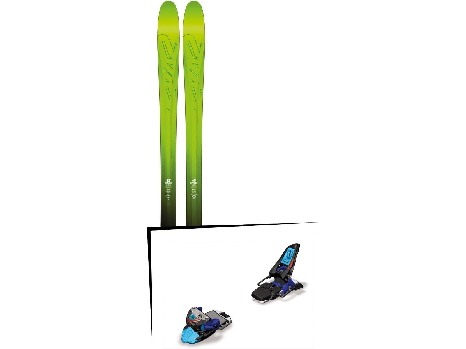 K2 SKI Set: Pinnacle 95 2016 + Marker Squire 11 | Bild 1