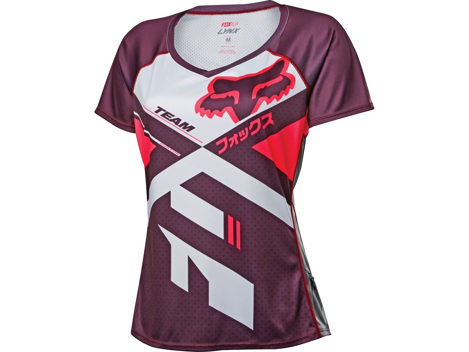 Fox Womens Lynx SS Jersey, plum | Bild 1