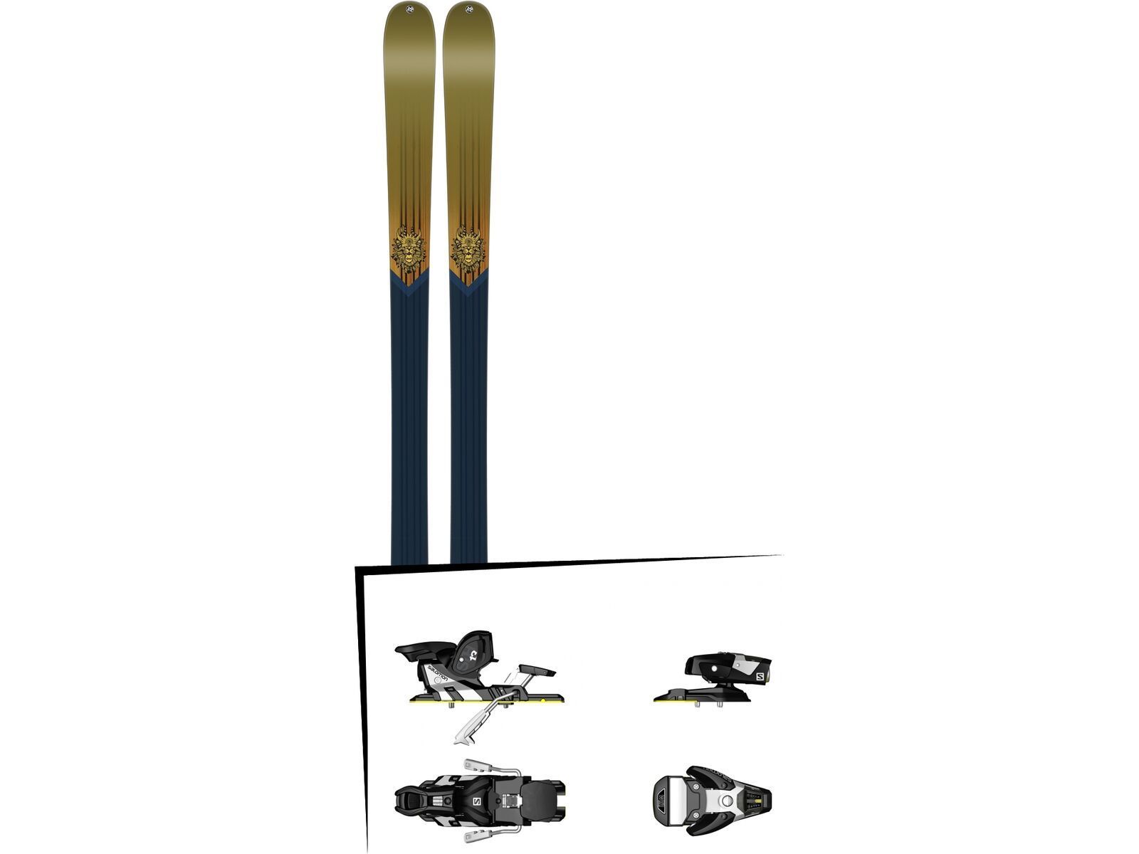 Set: K2 SKI Sight 2017 + Salomon STH2 WTR 13 (1540109) | Bild 1