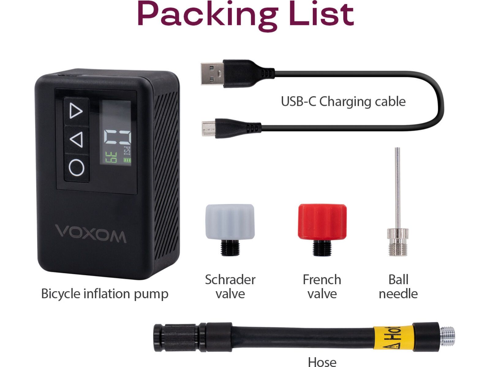 Voxom Elektrische Pumpe EPu2, schwarz | Bild 5